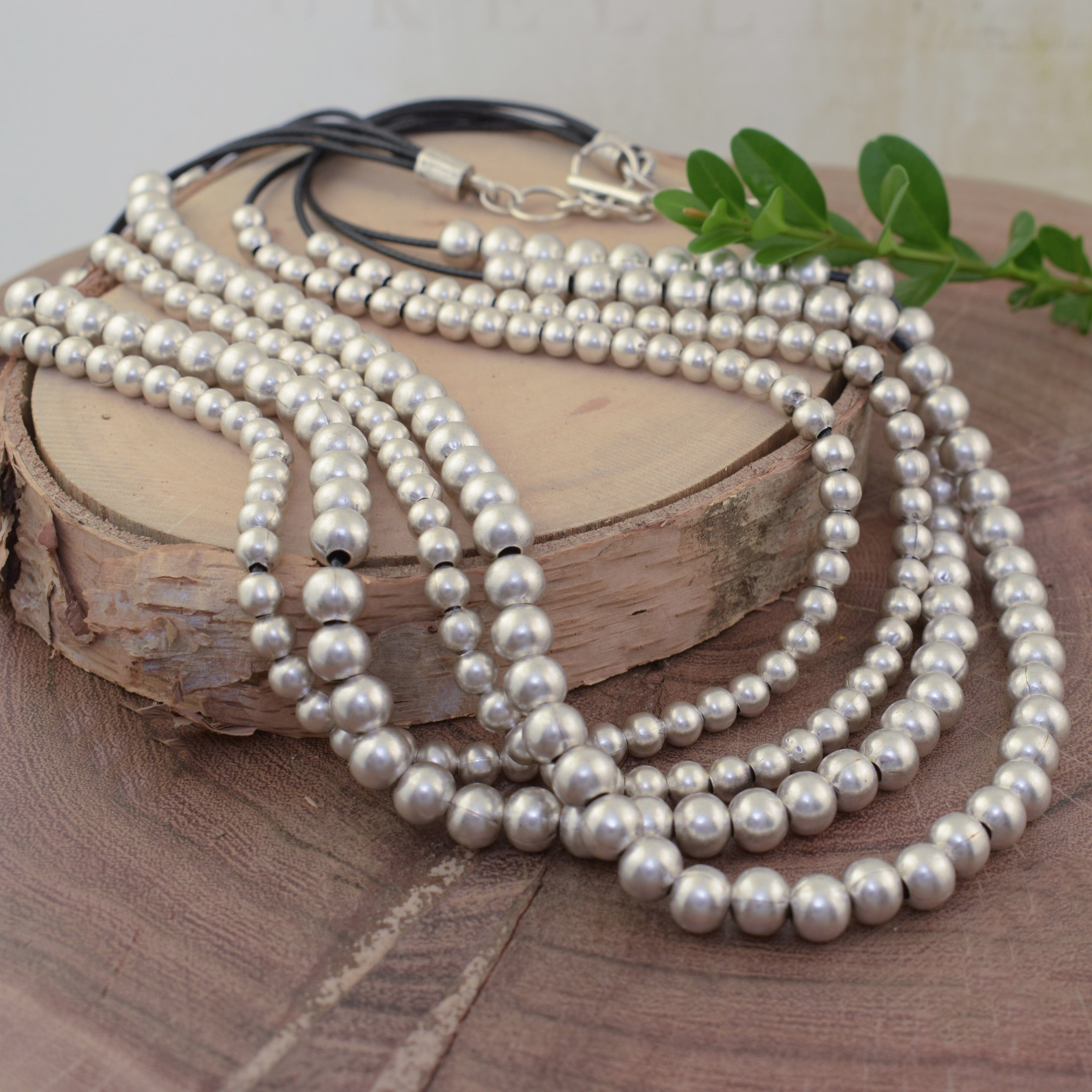 layer beaded necklace 