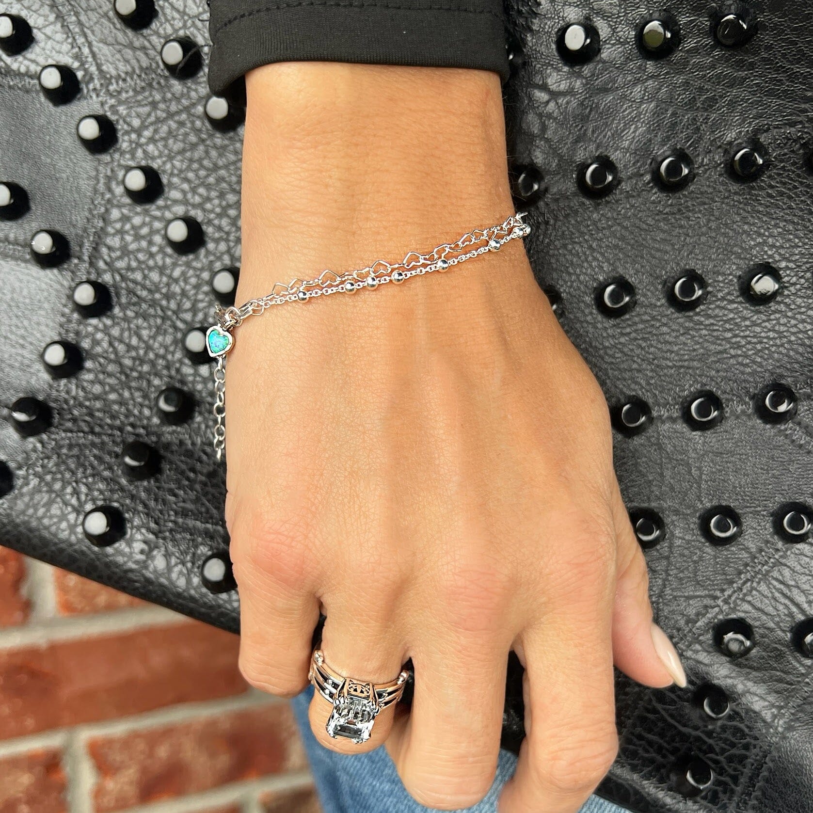 Lov'n Feel'n Bracelet paired with Iced Topaz Ring