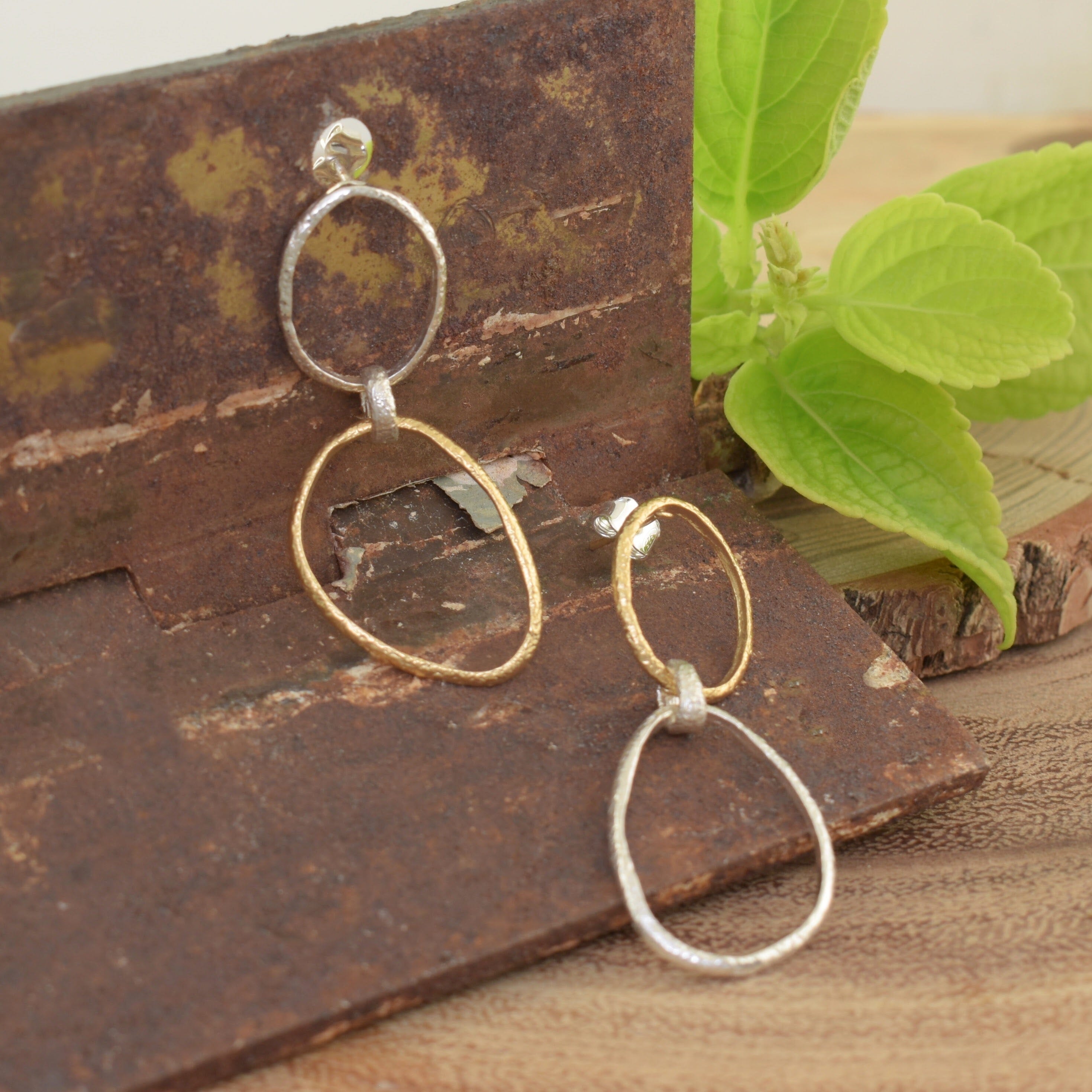 Dangle statement earrings