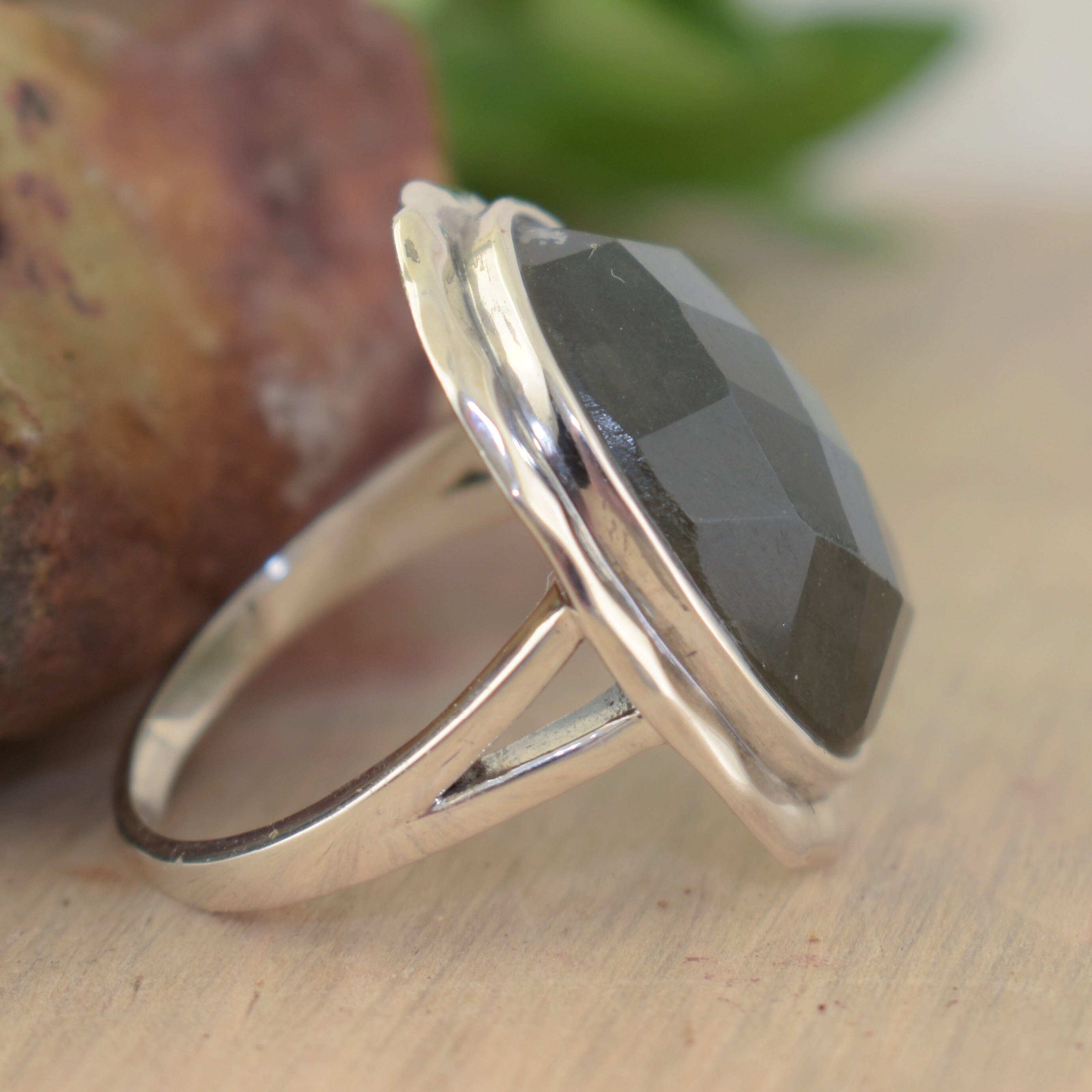 statement ring with a big statement stone