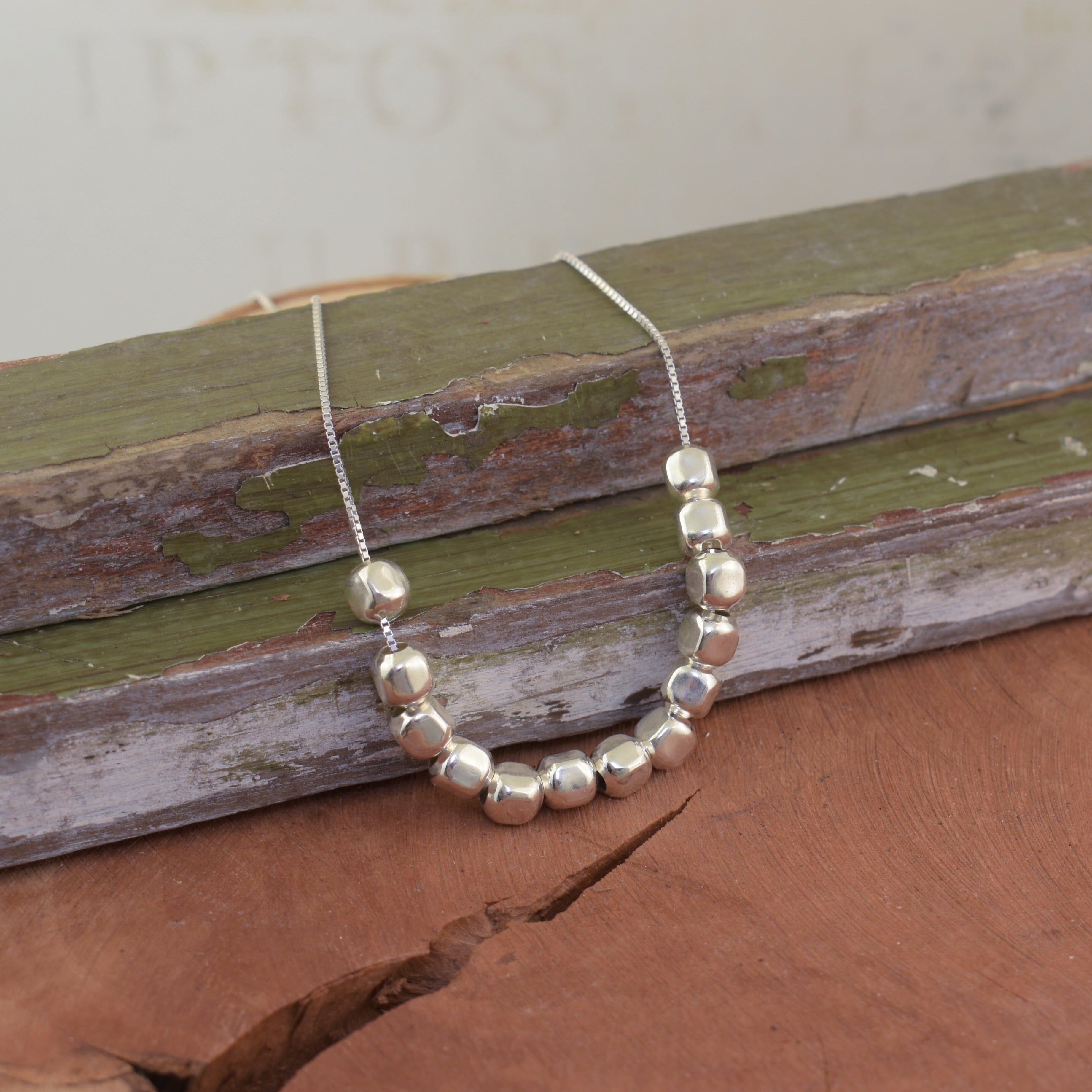 hand crafted high polished necklace