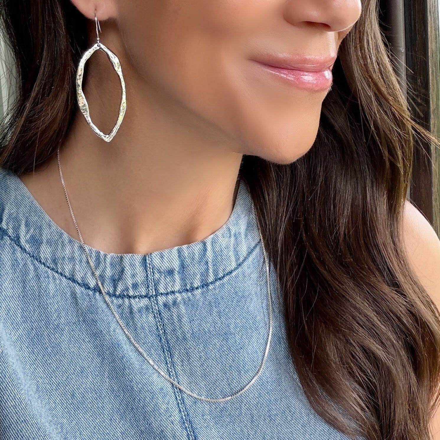 16-20" adjustable box chain paired with sterling silver jewelry