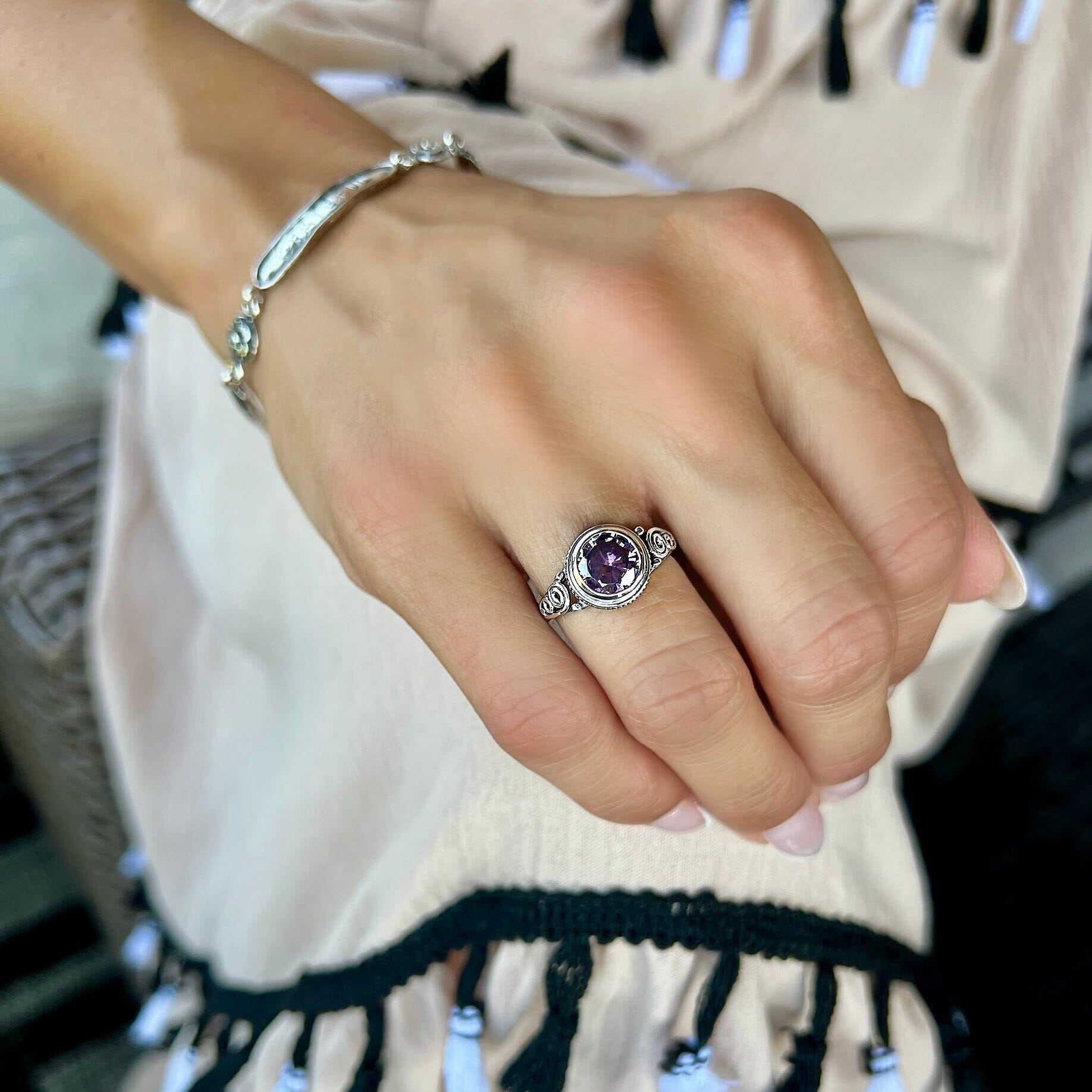 Plum Fancy ring