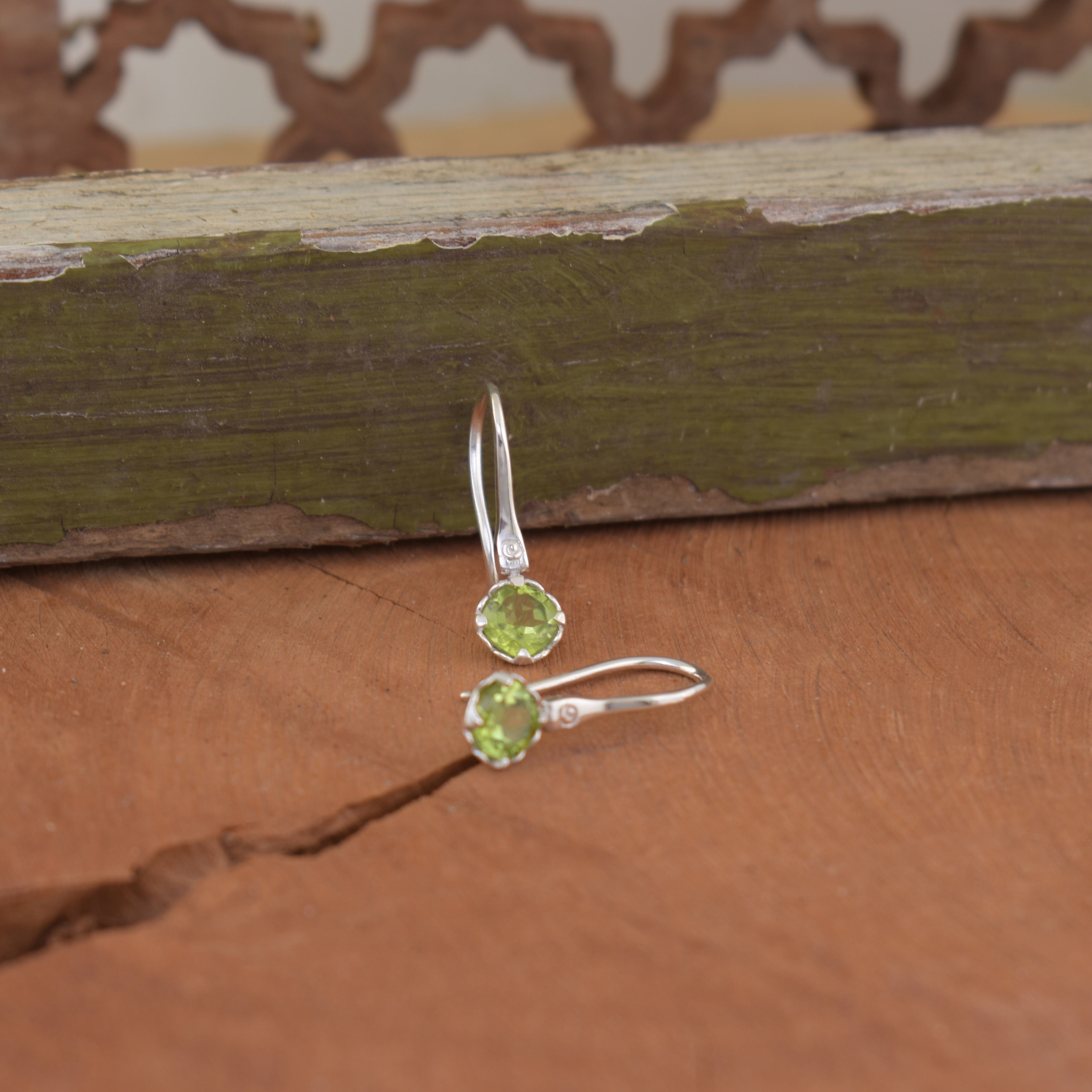 Earrings with hook backs