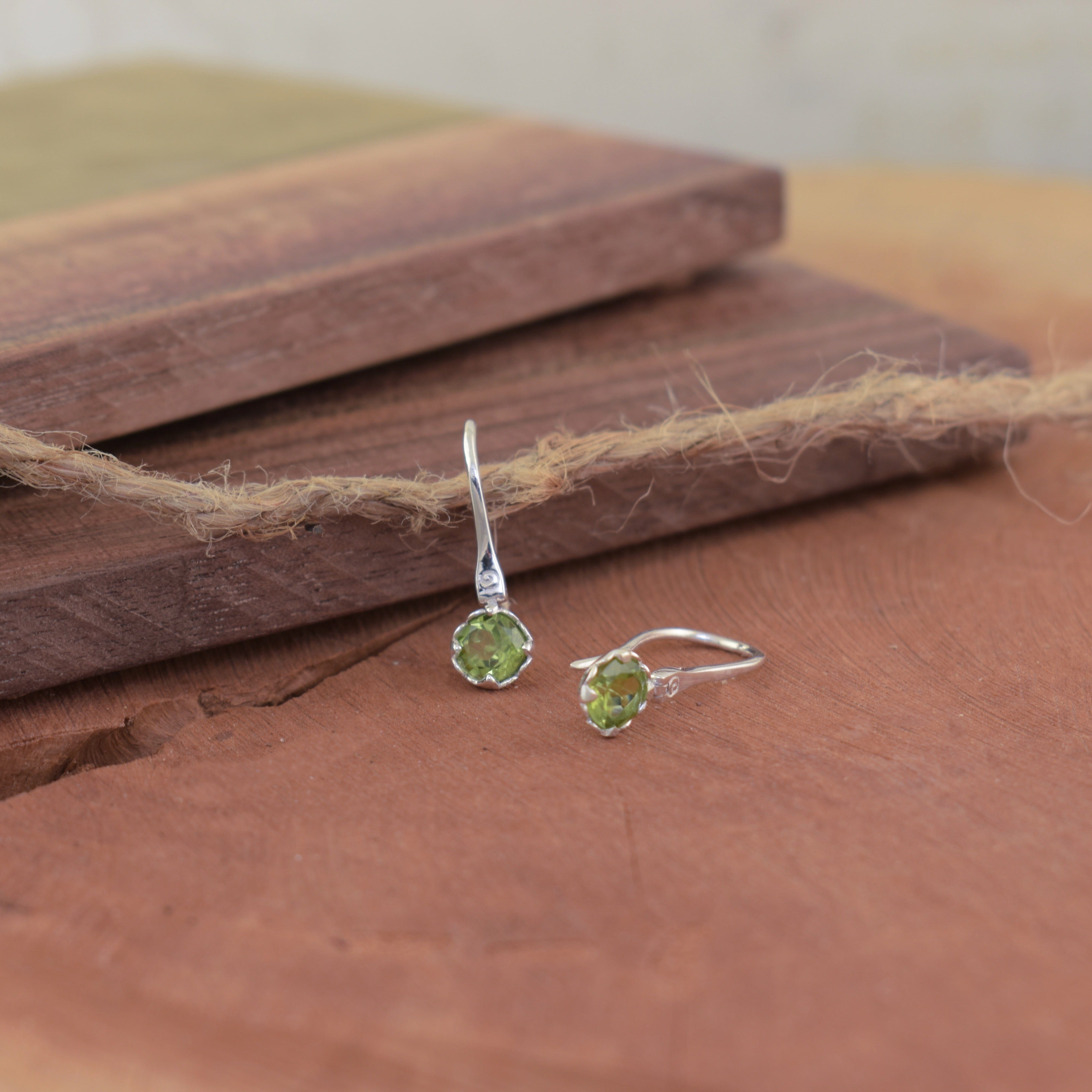 Peridot earrings