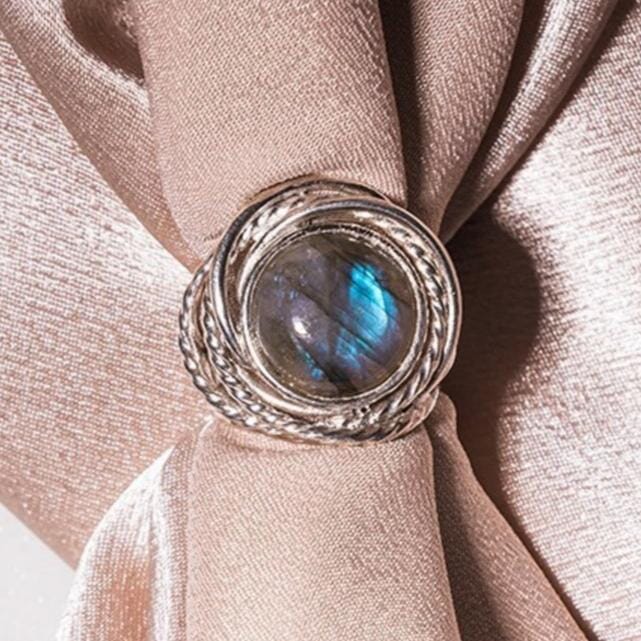 Labradorite Lasso Ring