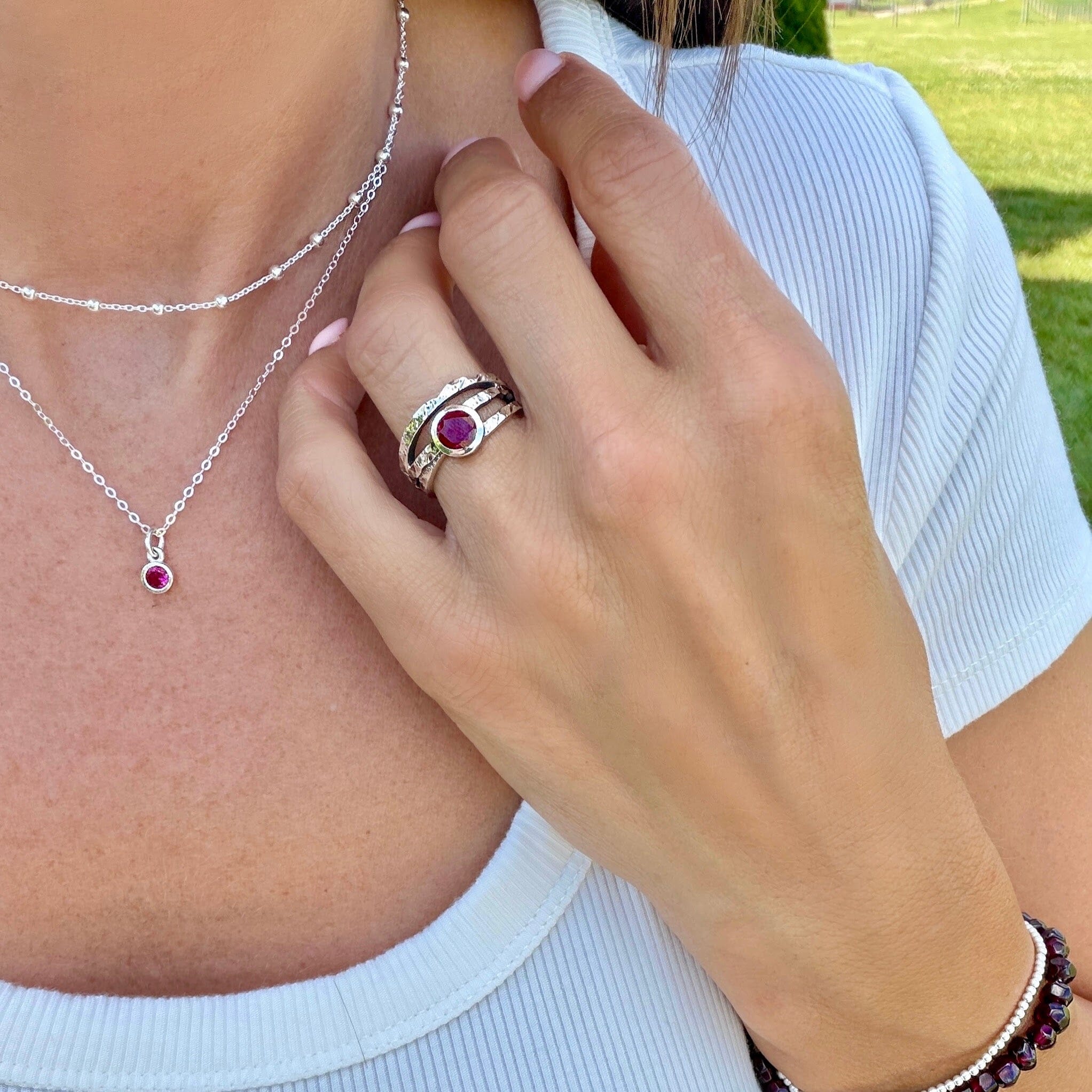 ruby birthstone jewelry