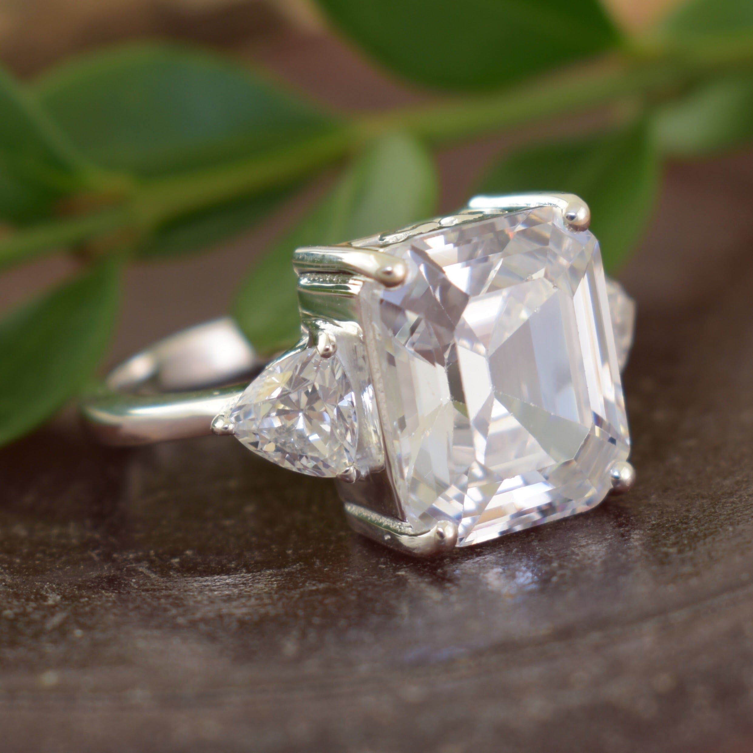 sterling silver chunky ring