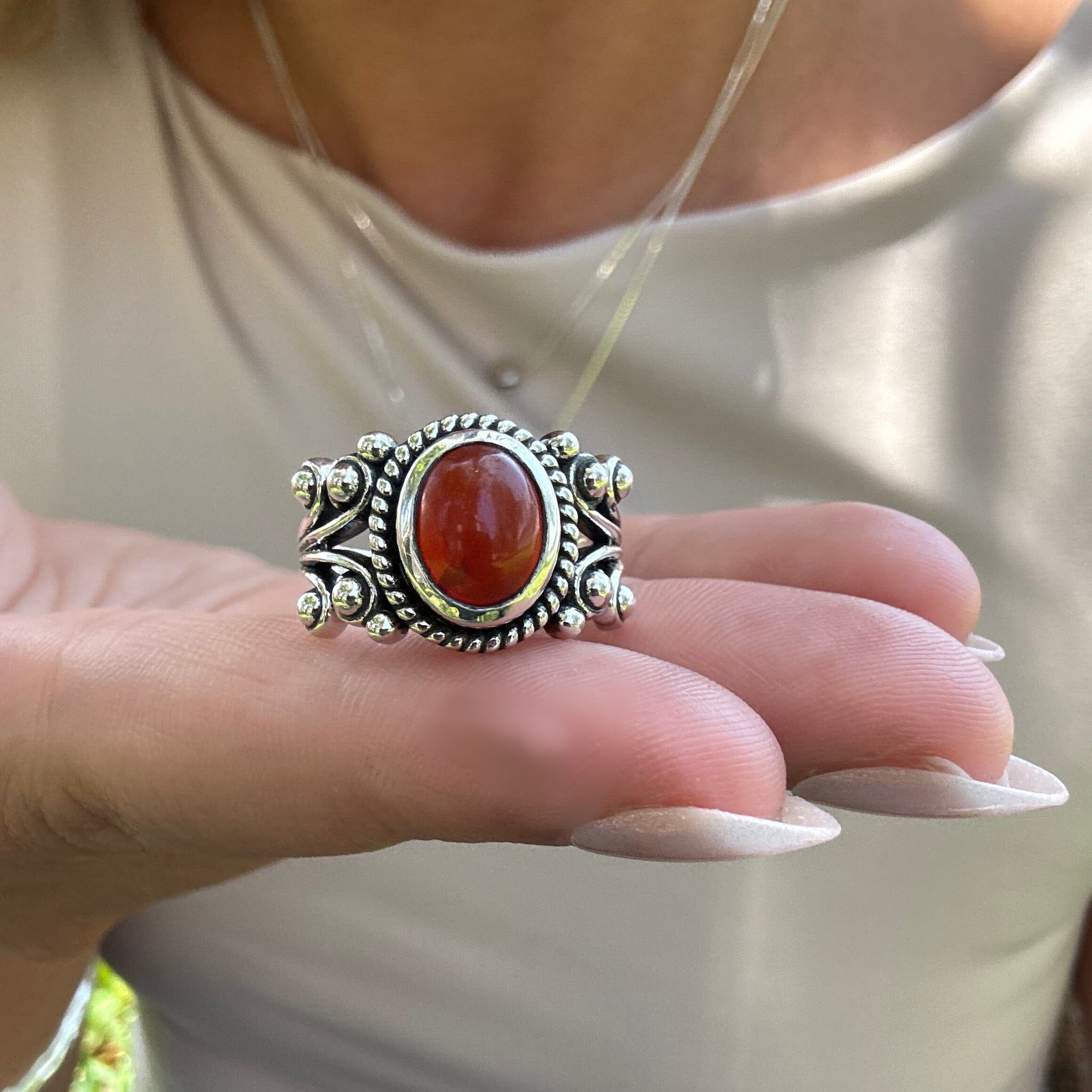 unique sterling silver ring