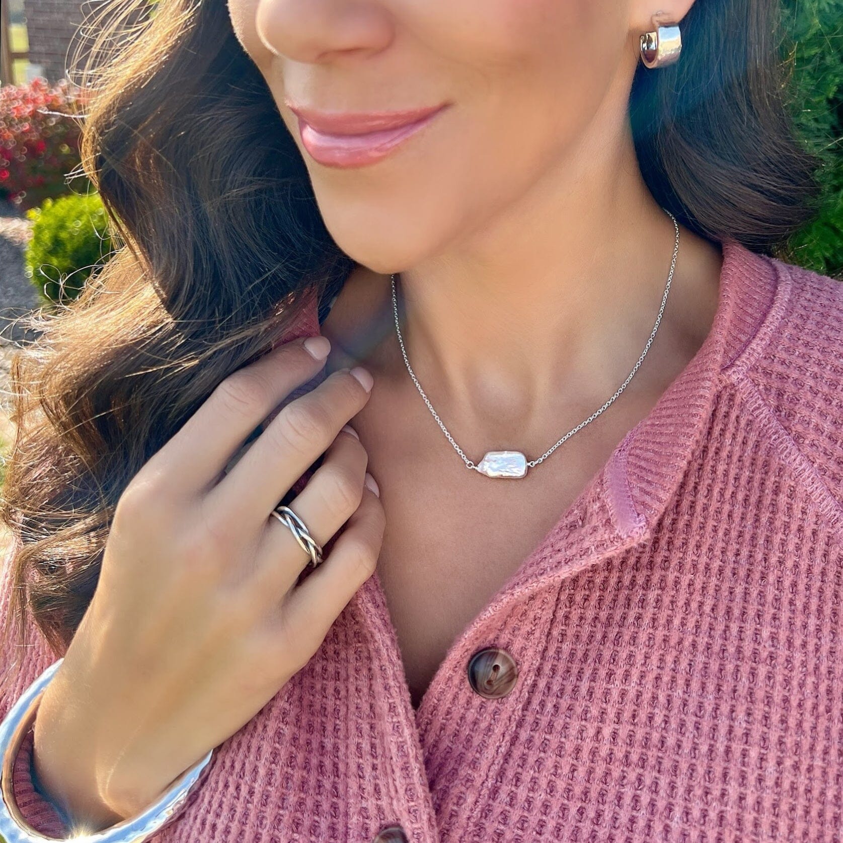 fresh water pearl necklace