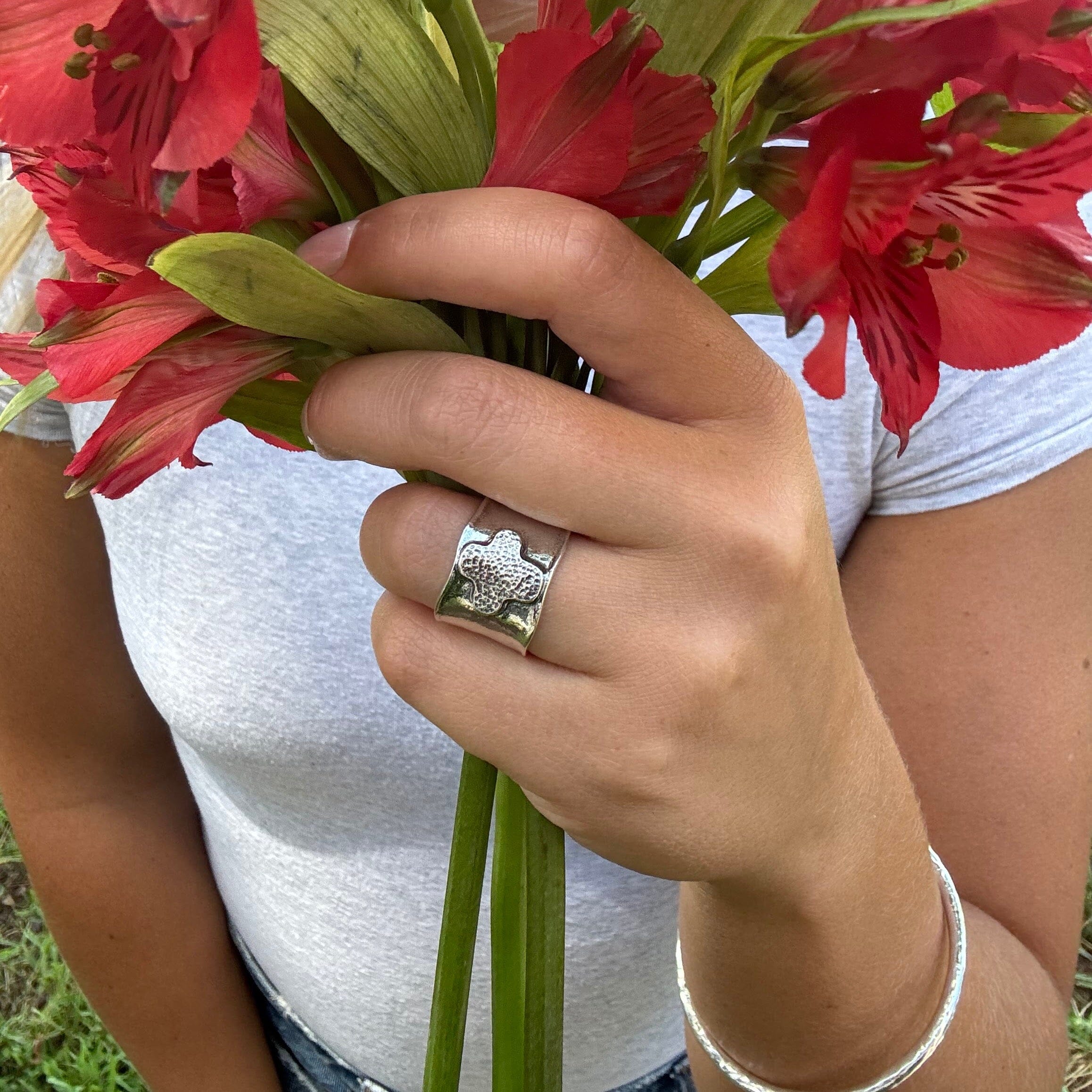 .925 ring paired with the My go To bangle