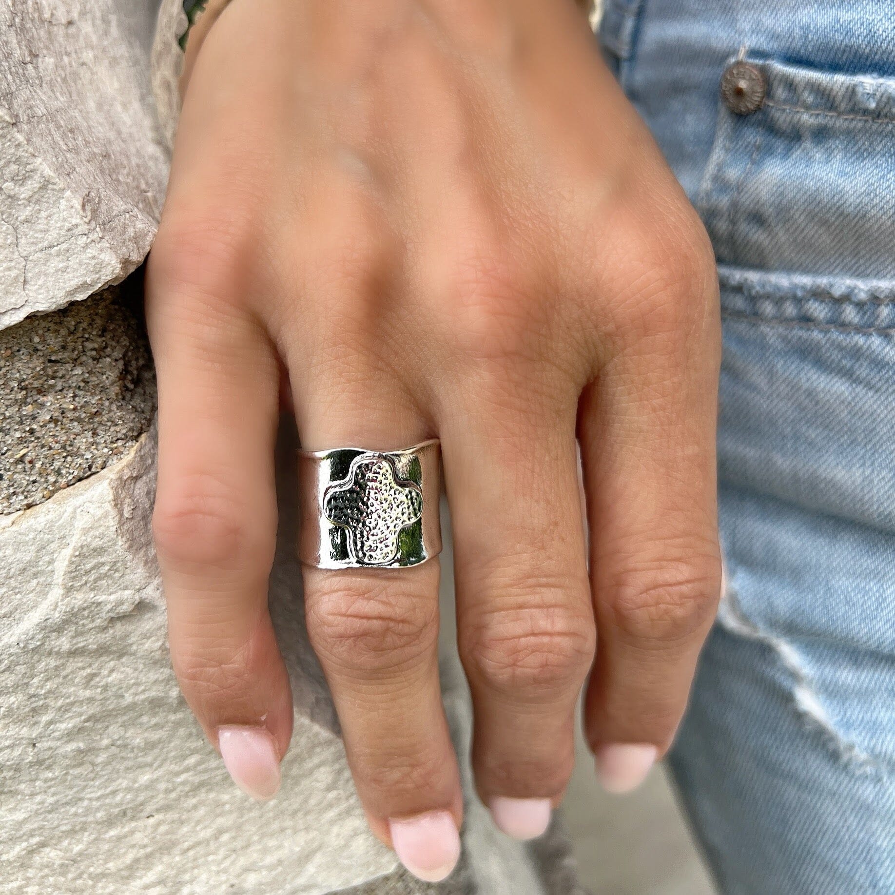High polished sterling silver