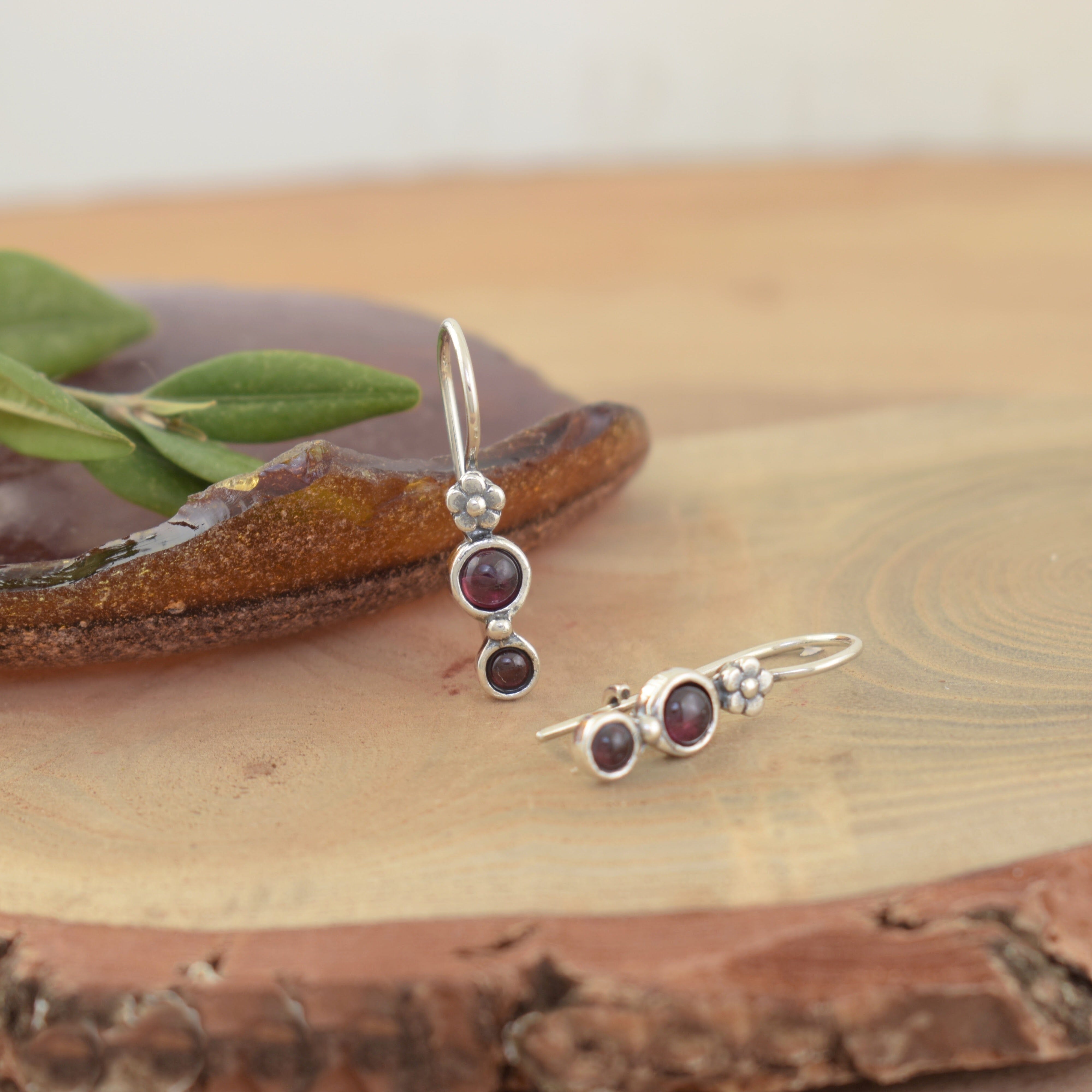 sterling silver hoop earrings