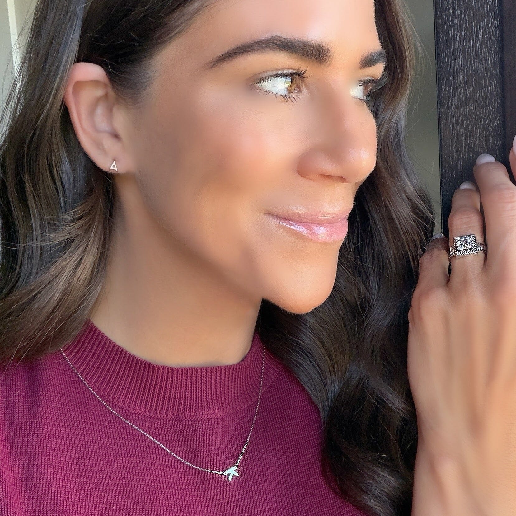Signature Initial Earrings