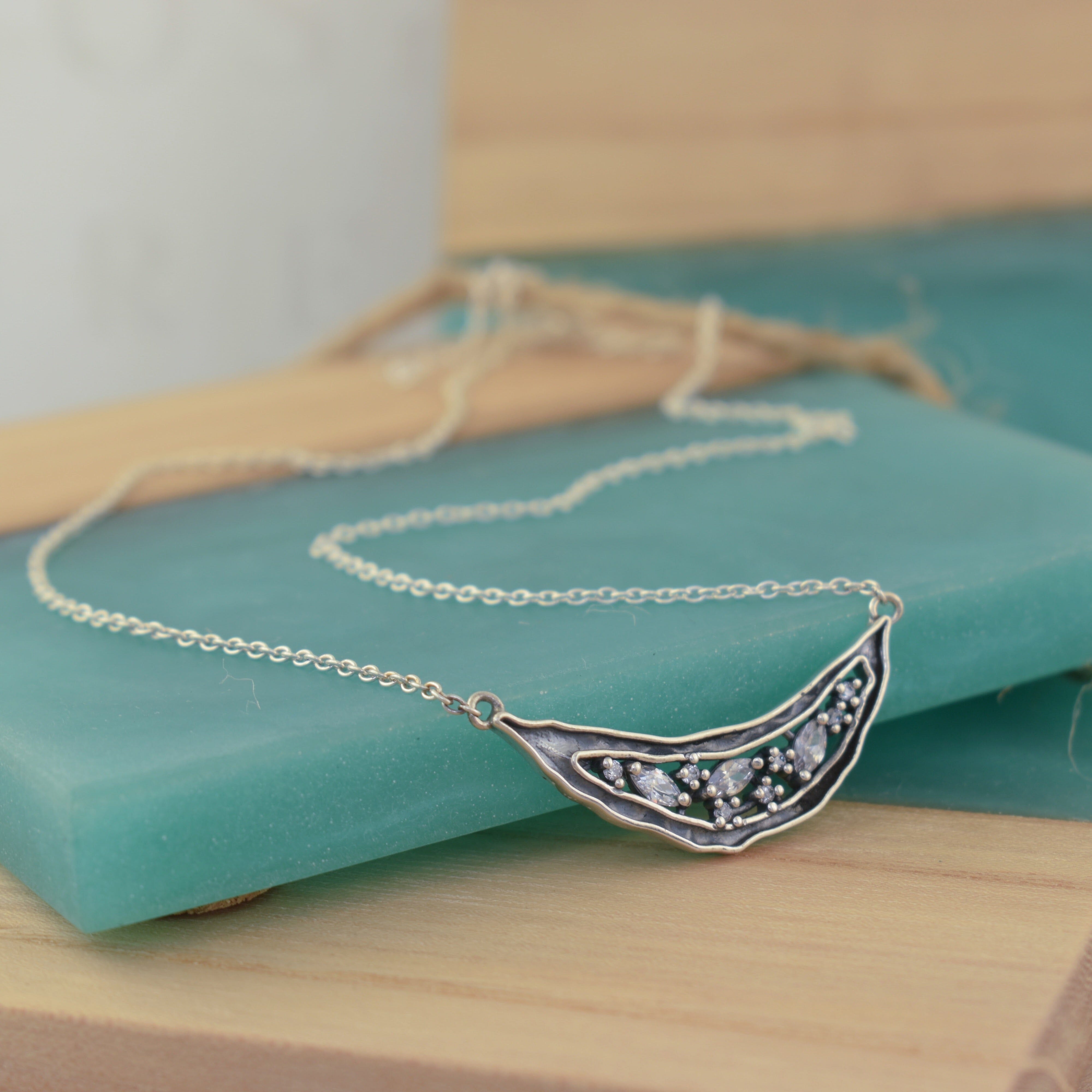 Sterling silver Oxidized necklace 