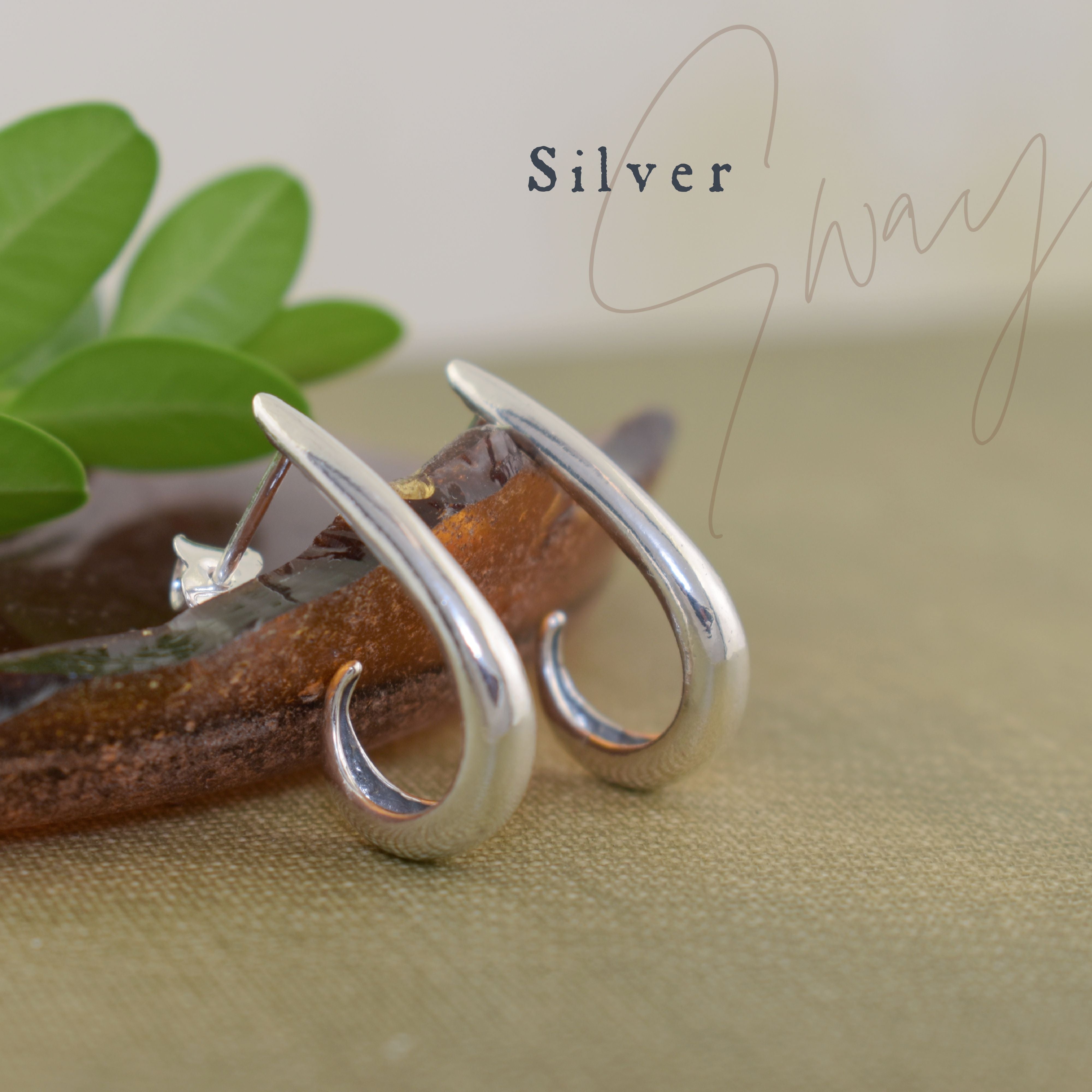 Silver Sway Earrings