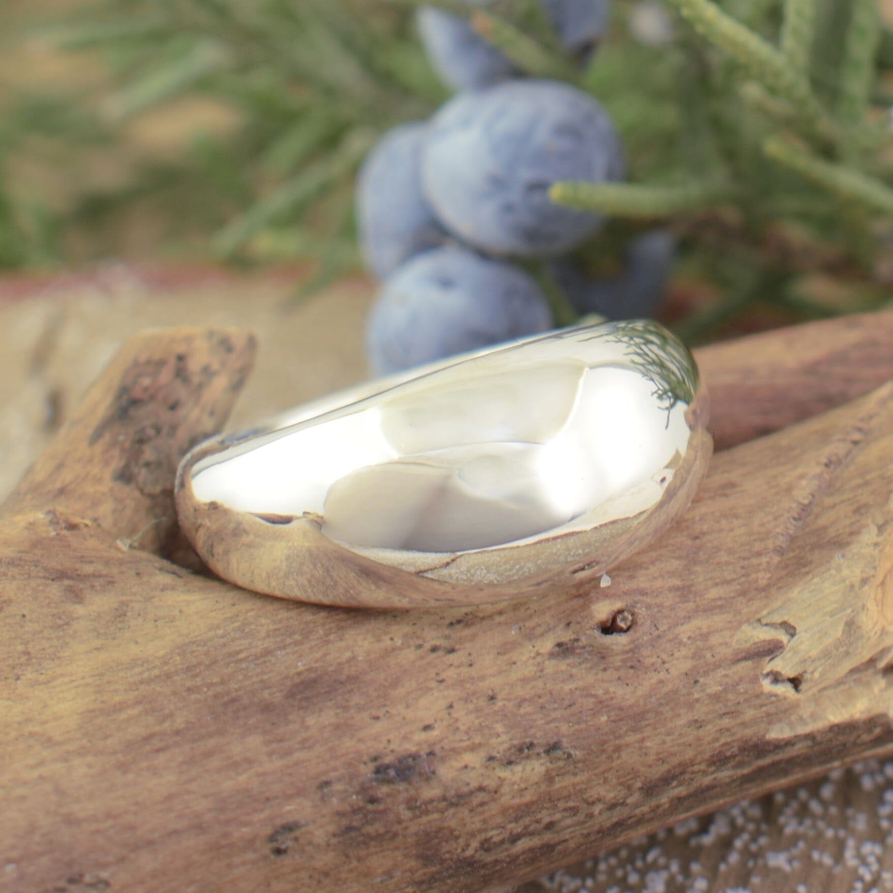 sterling silver high polished ring