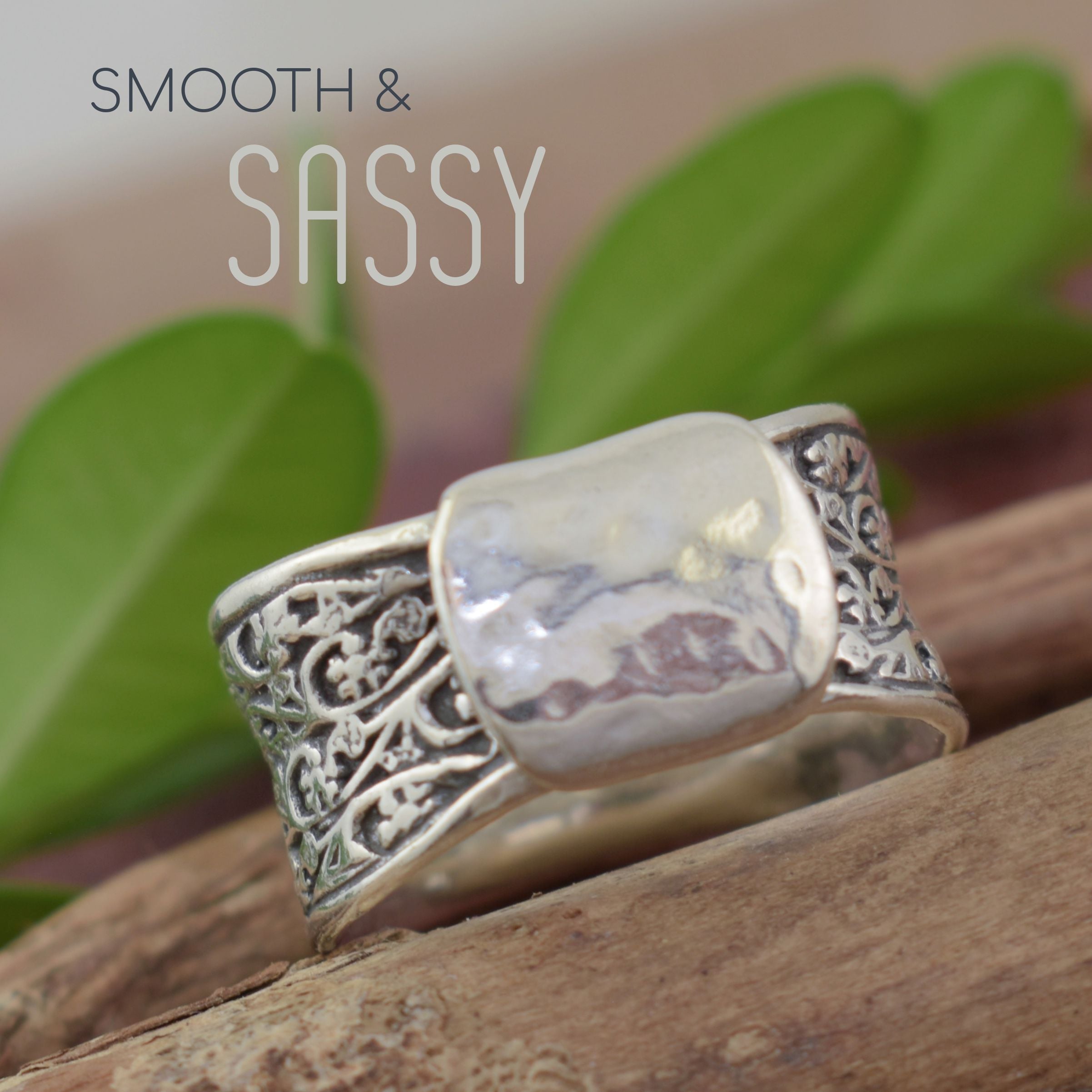 Smooth and Sassy Ring