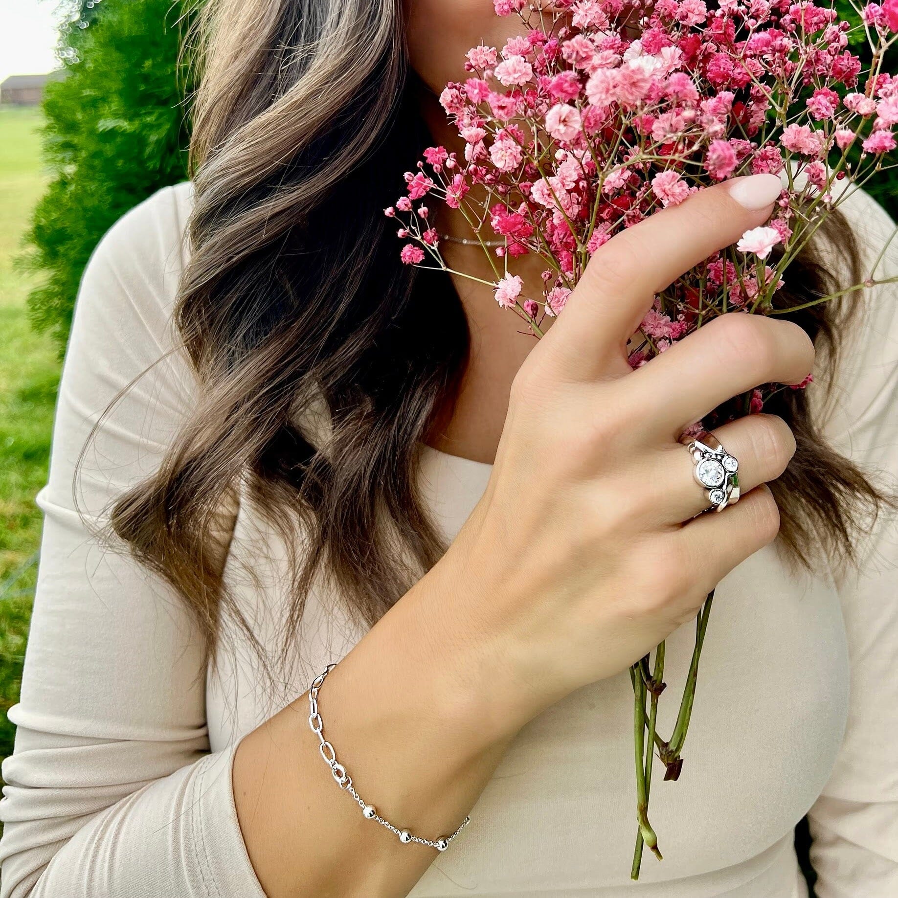 Spoil Me Bracelet paired with Showtime Ring