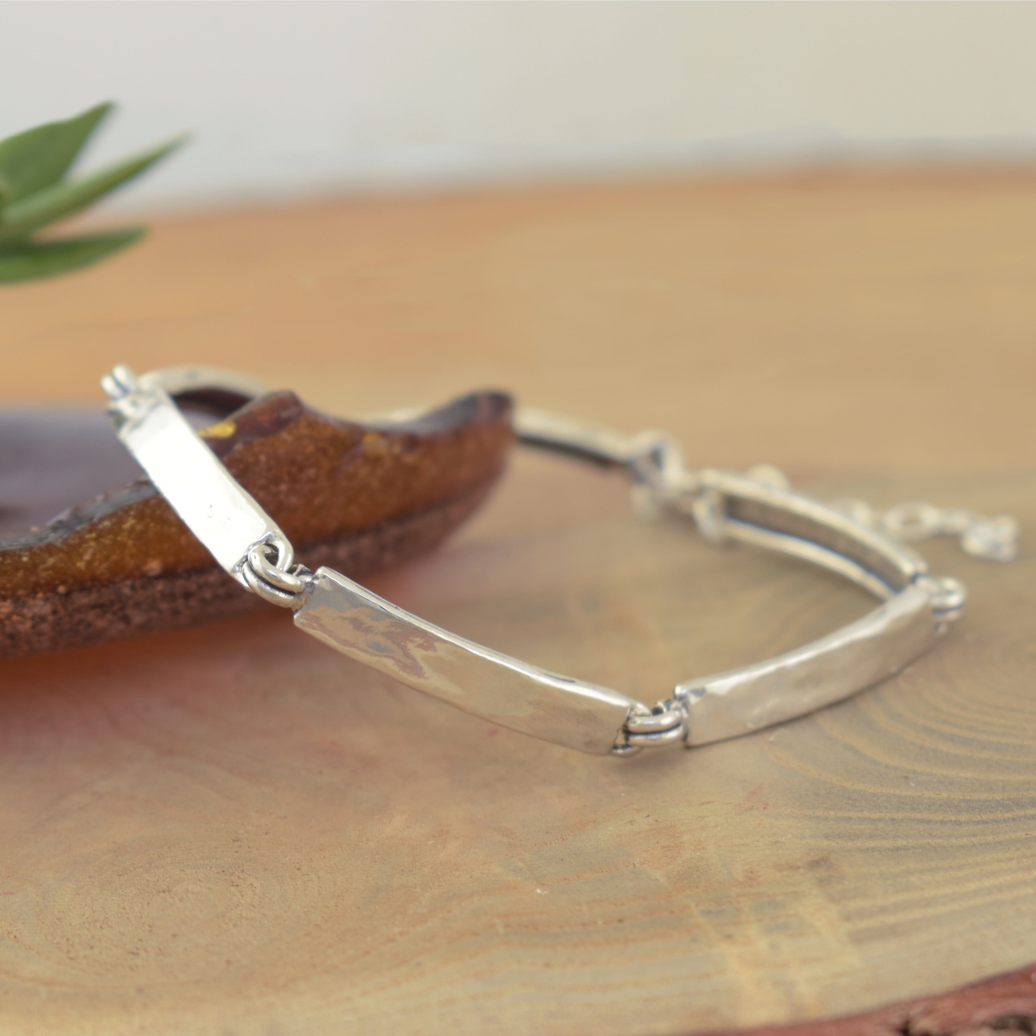 Sterling silver handcrafted bracelet