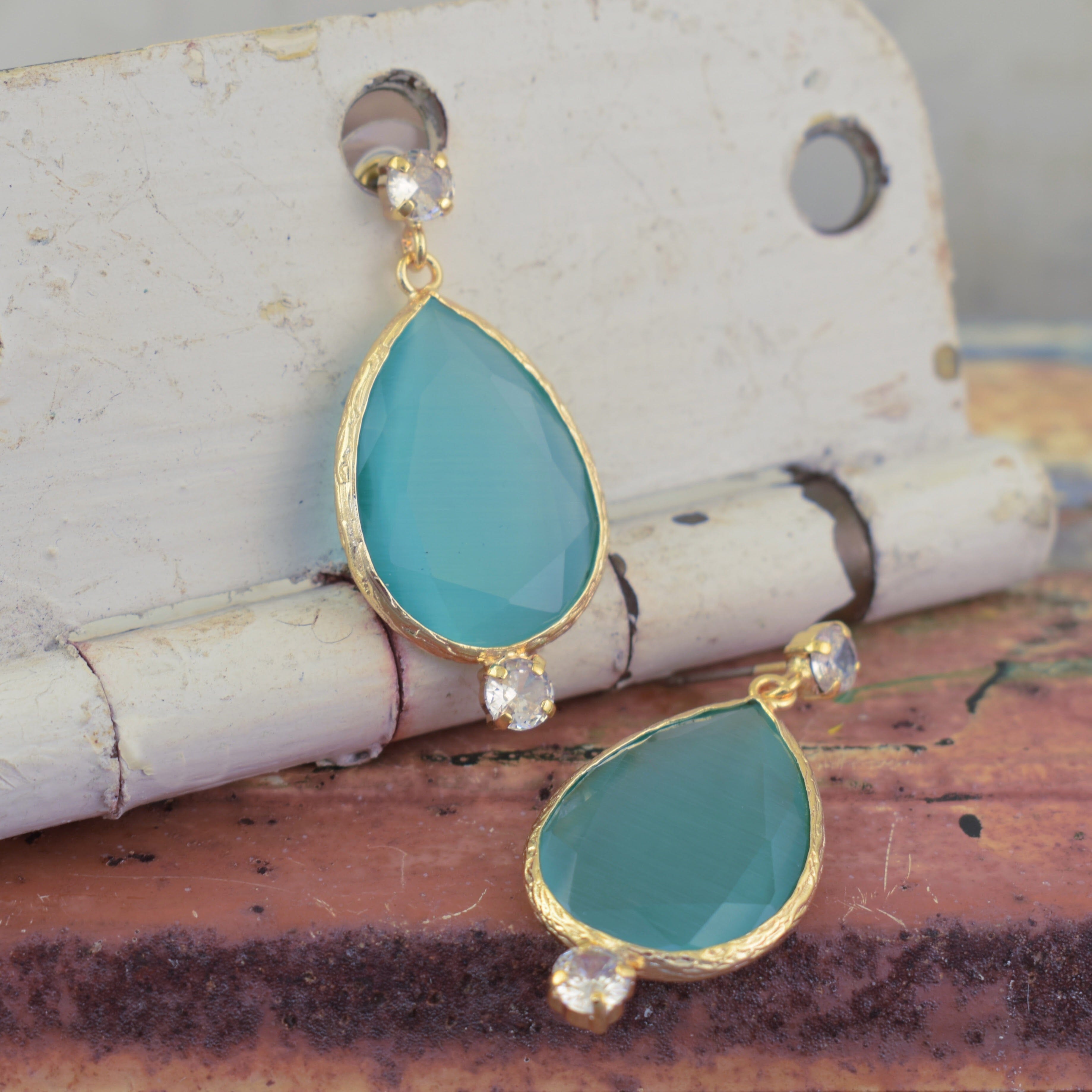 Statement dangle earrings
