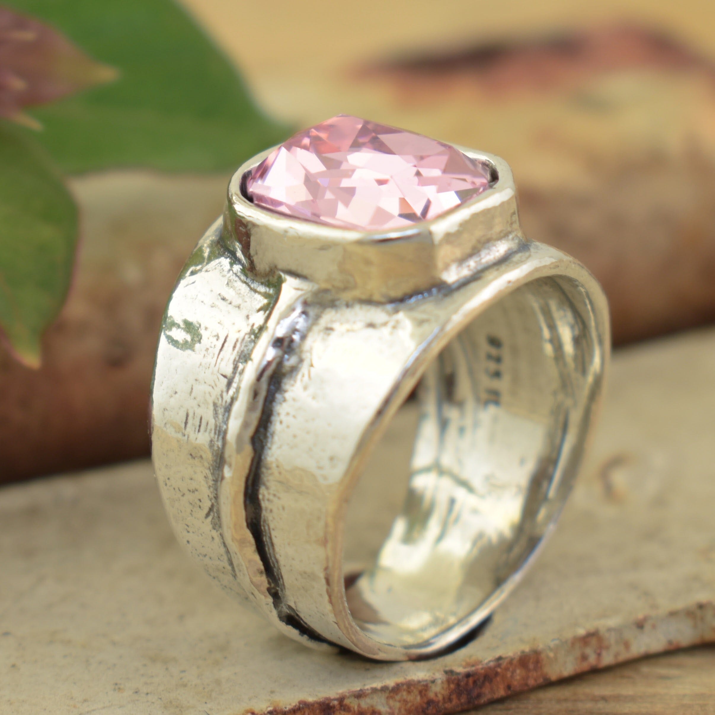 hand crafted ring called Sweet Talker
