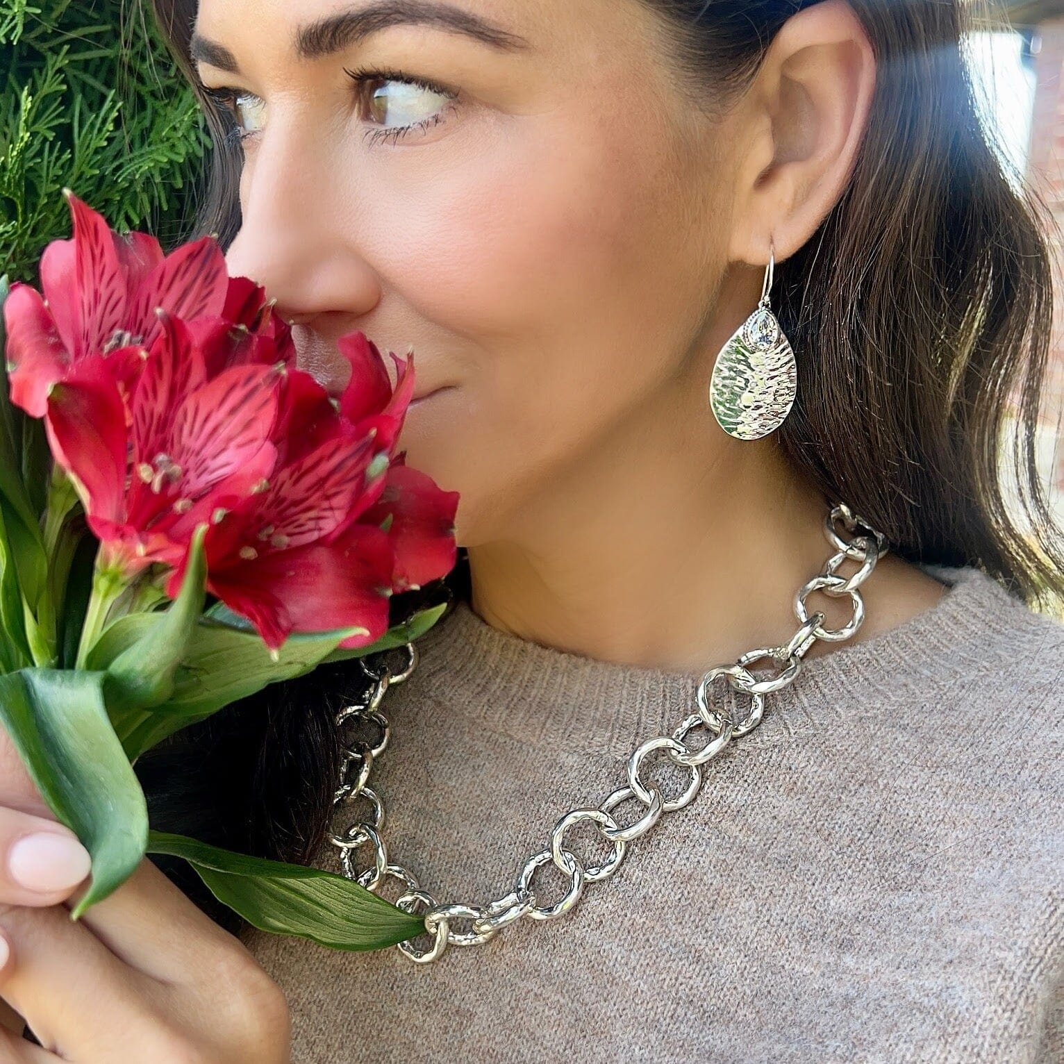 cz statement earrings that dangle