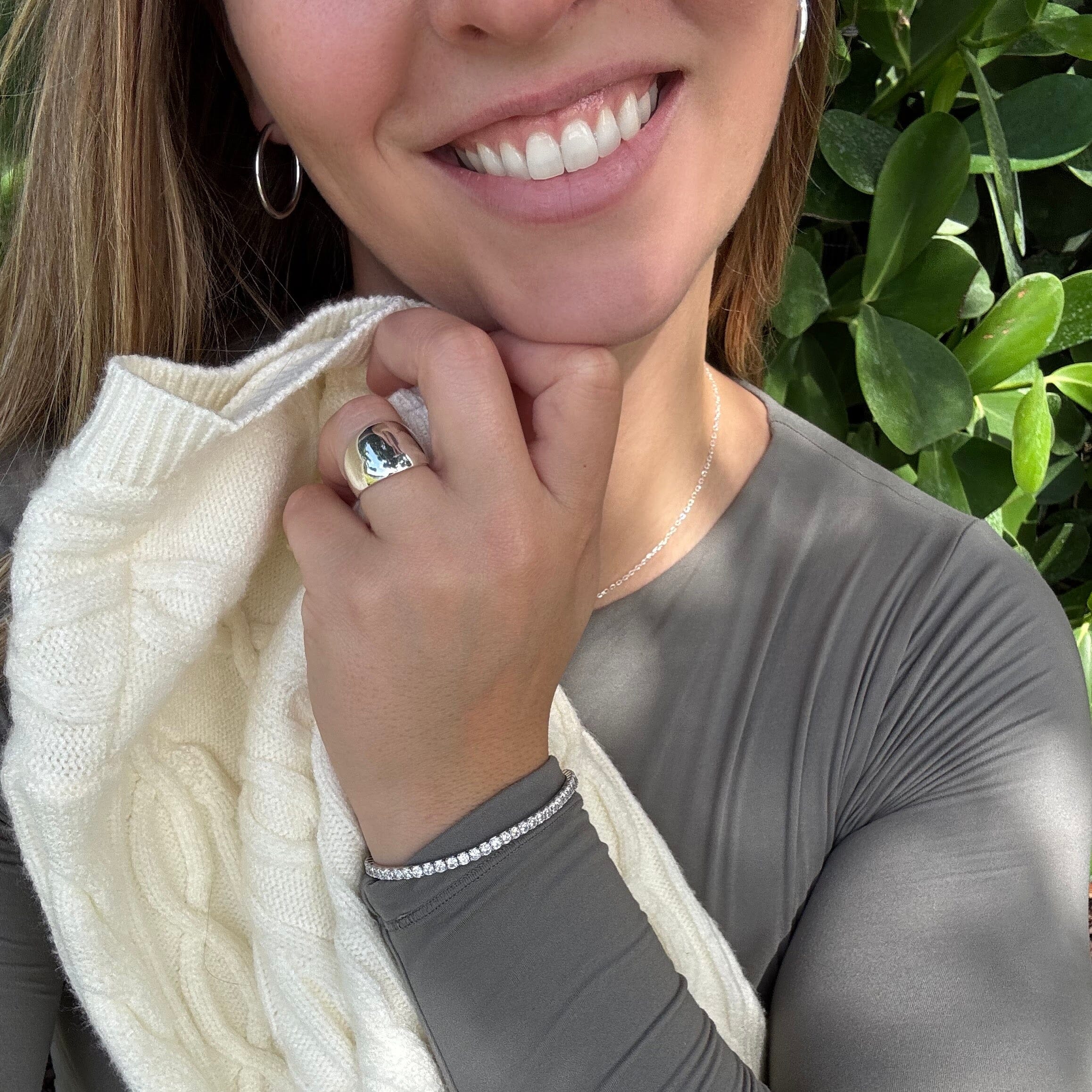 3.3mm size tennis bracelet