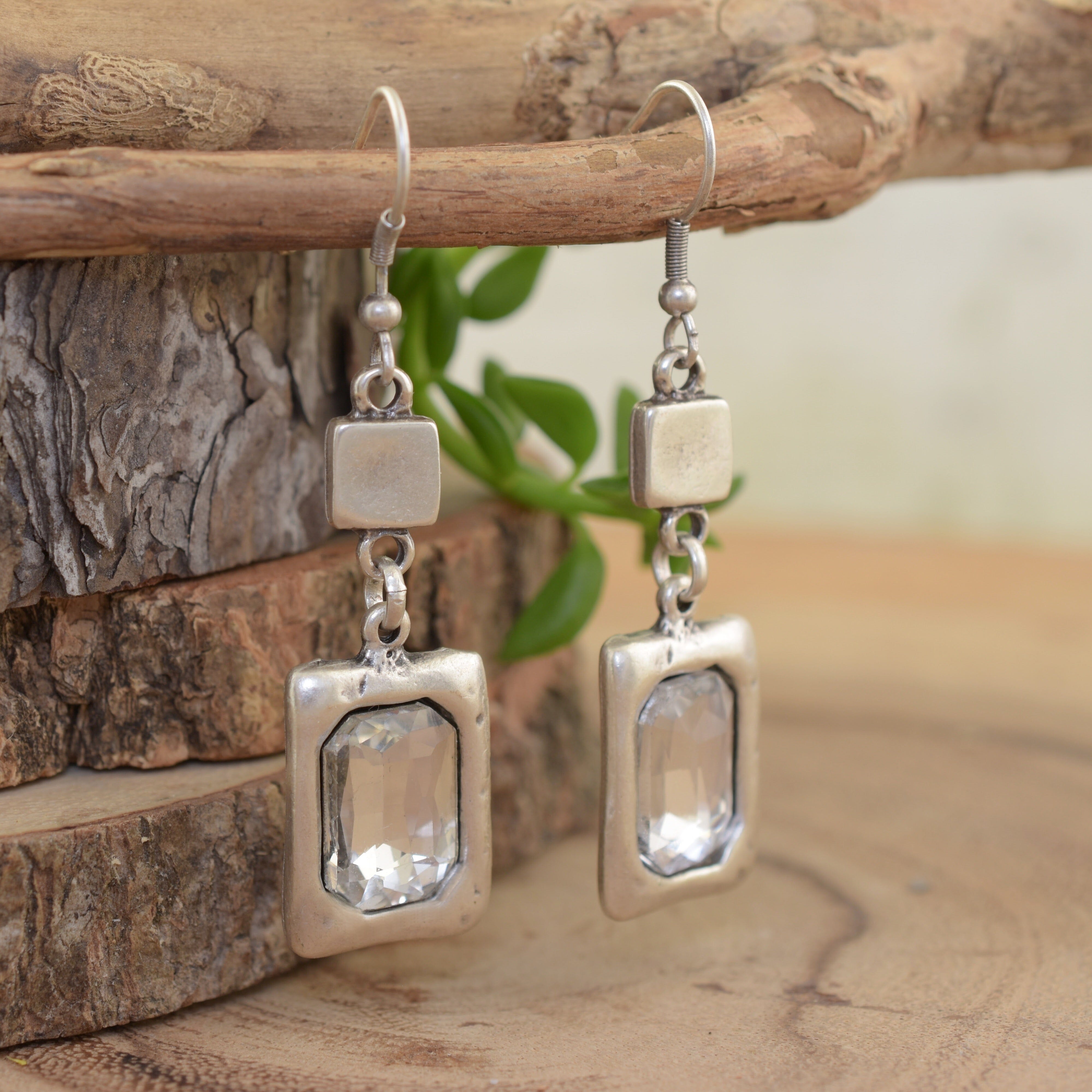 Zamak hook earrings