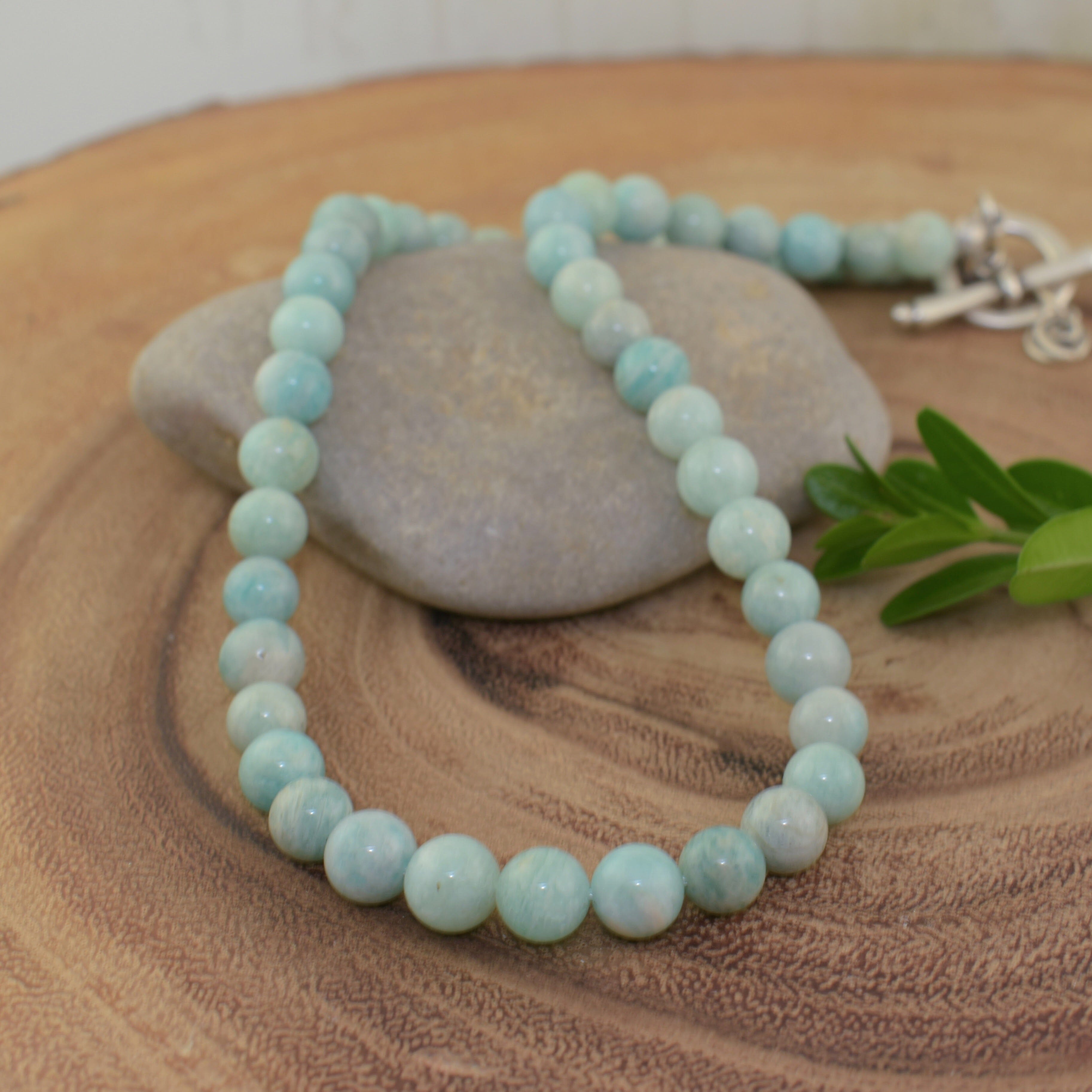 beaded Amazonite necklace 