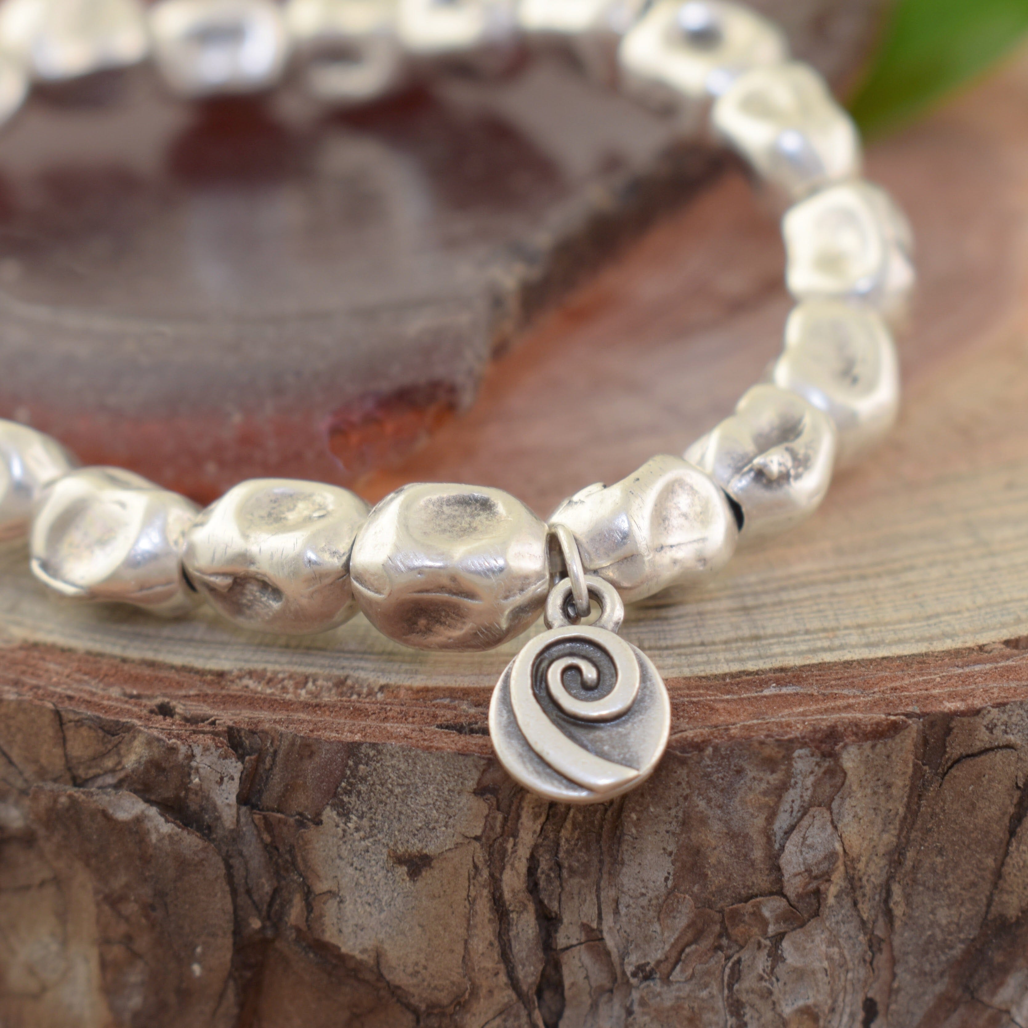 Zamak bead bracelet