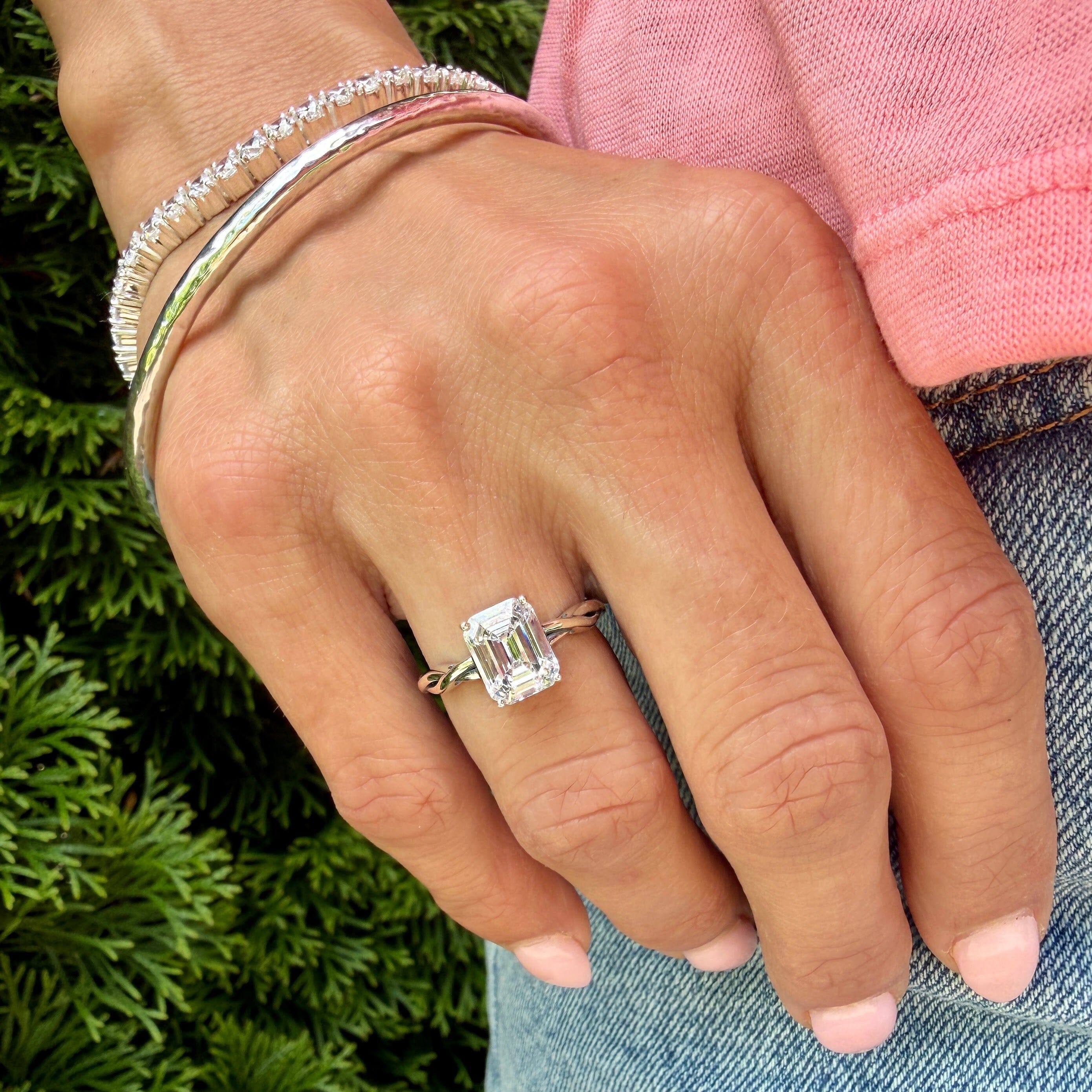 cz engagement ring