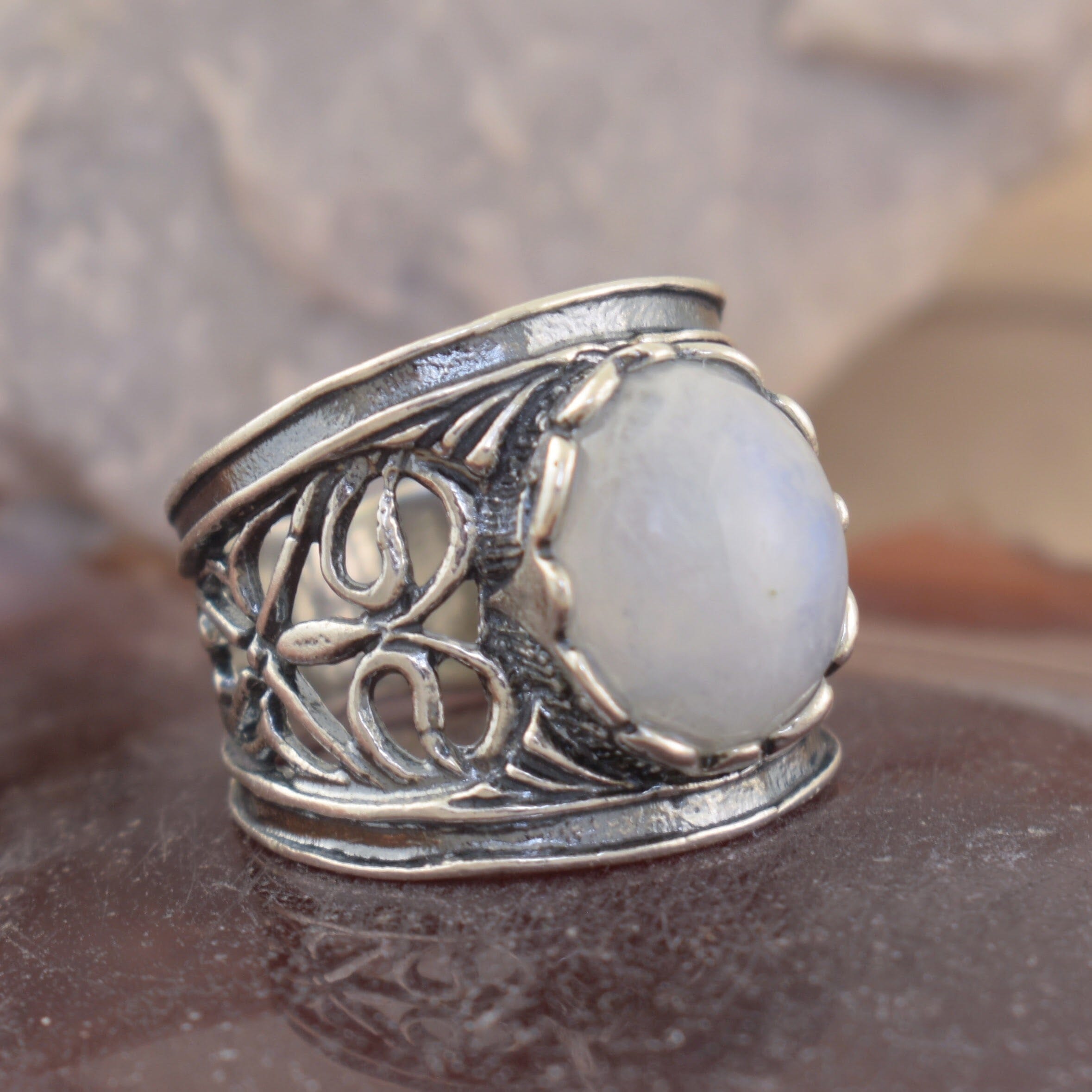 Sterling silver hand crafted ring