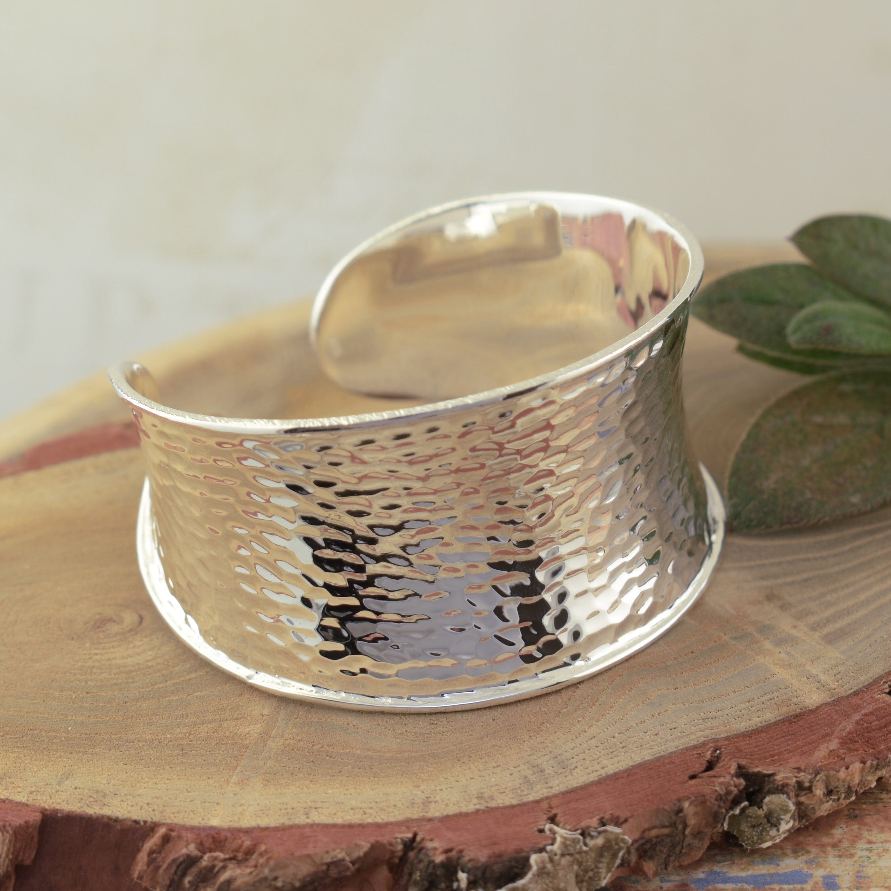 sterling silver statement cuff 