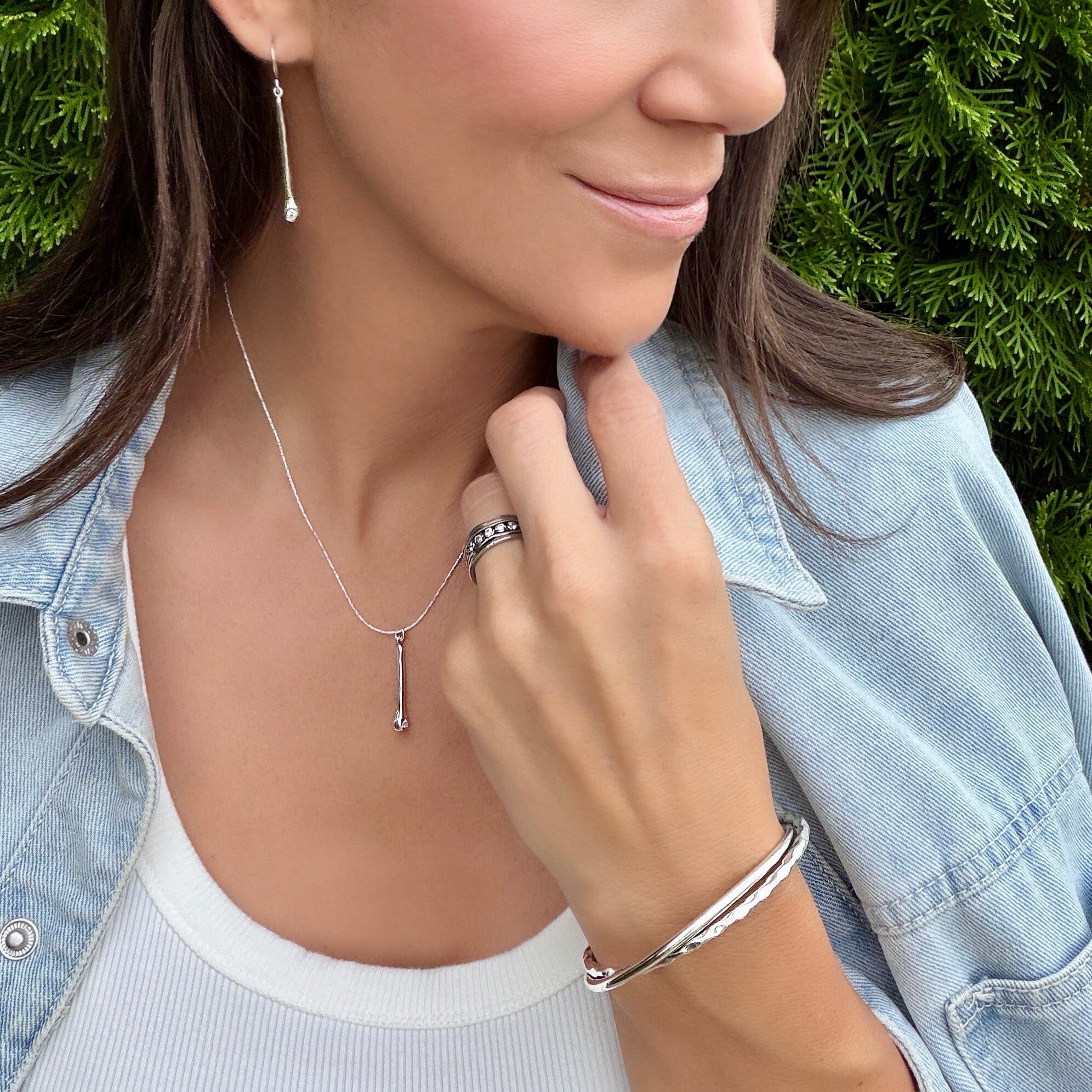 Wrist Taker Cuff paired with Three Amigos Ring and the Hot Mess necklace and earring set