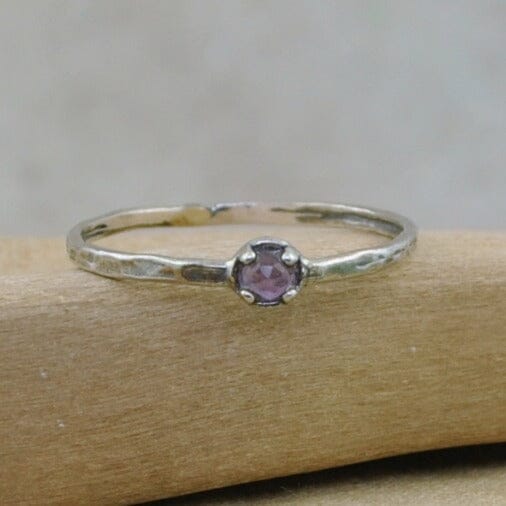 Amethyst Stack Ring - Size 8