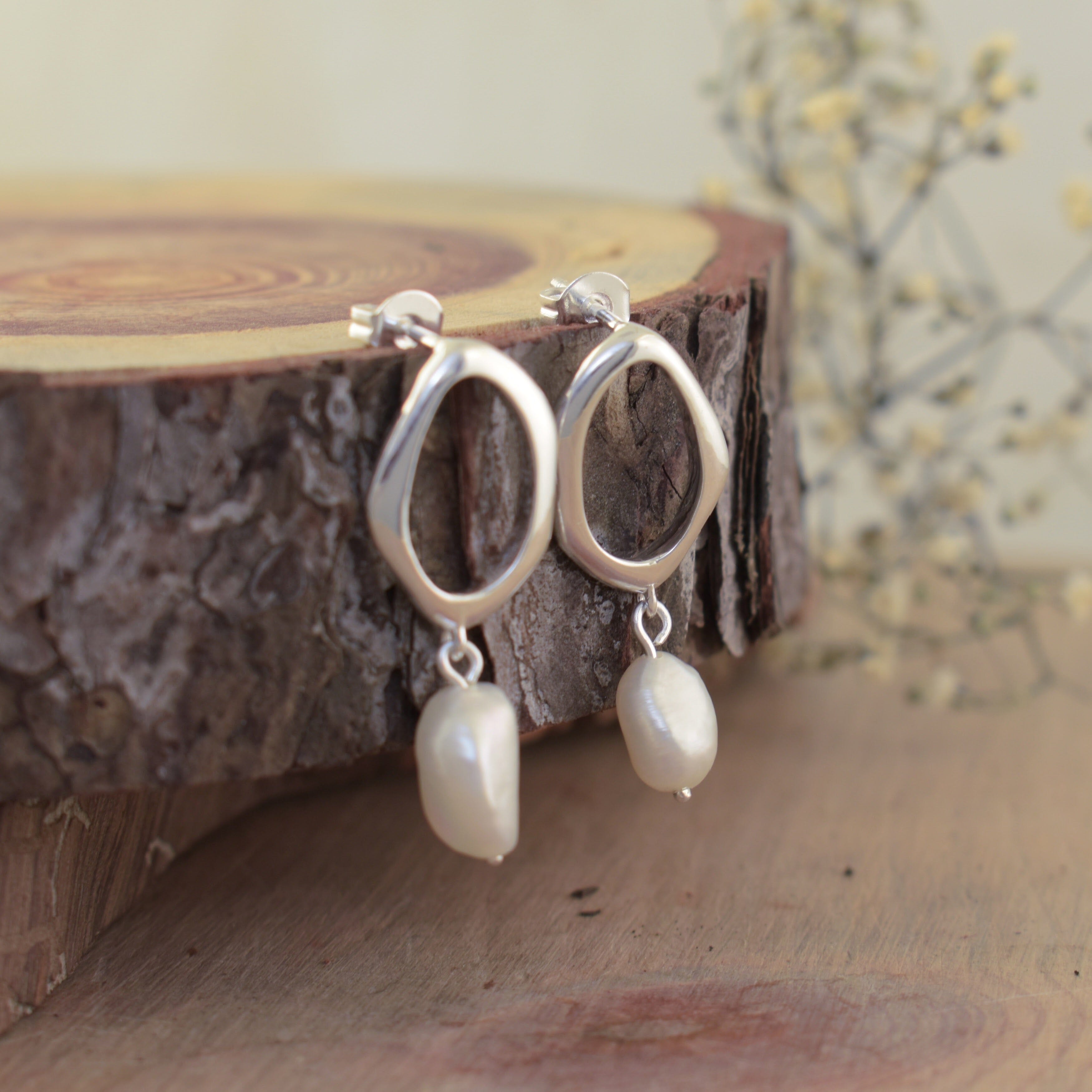 The Pearl Exclamation Earrings
