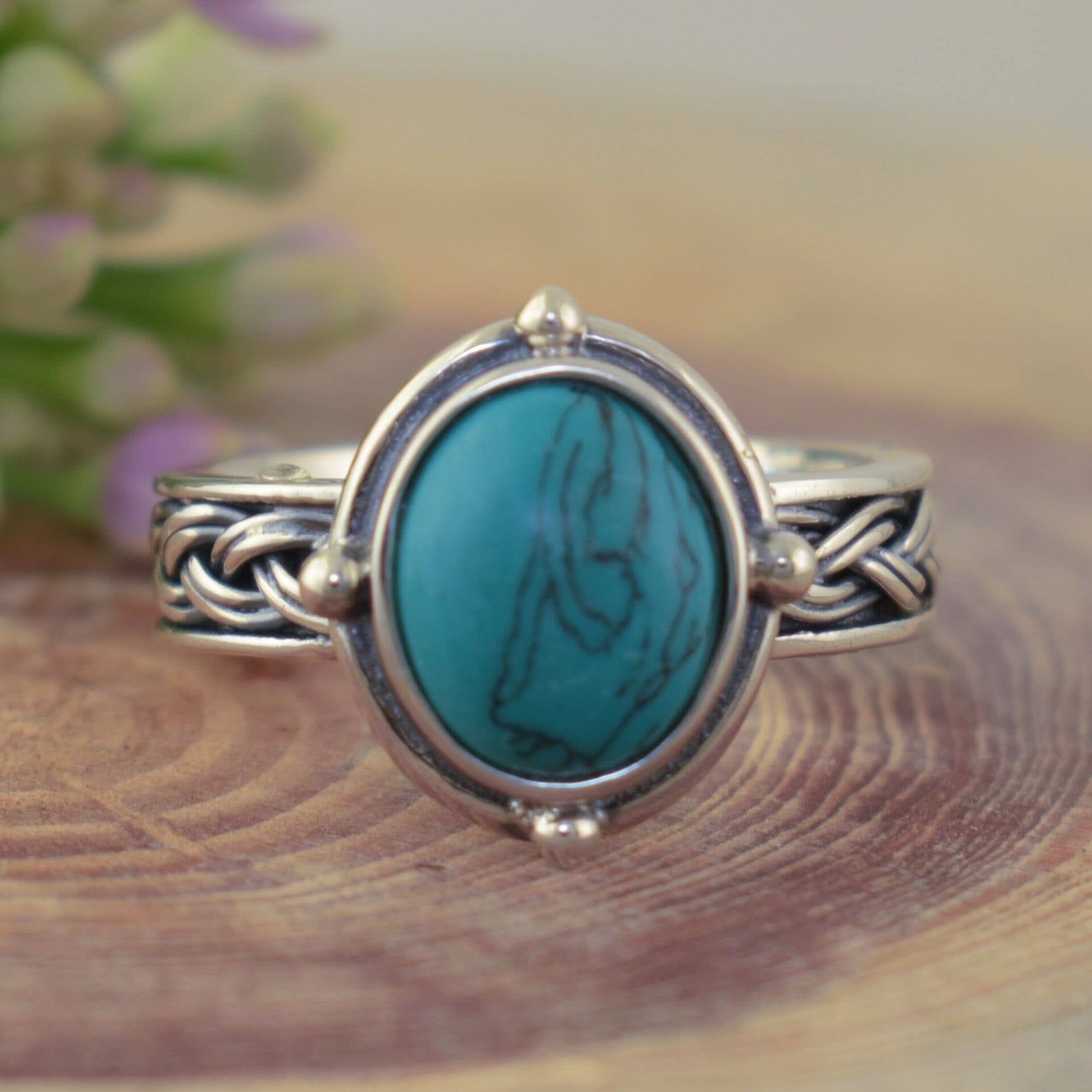 sterling silver hand crafted ring high polished oxidized silver