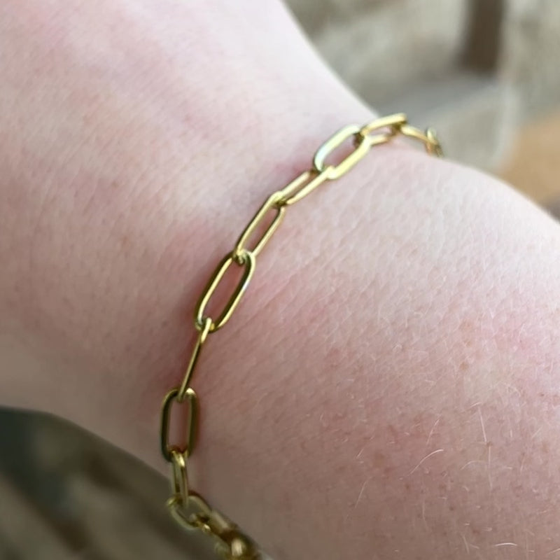Linked in Gold Bracelet