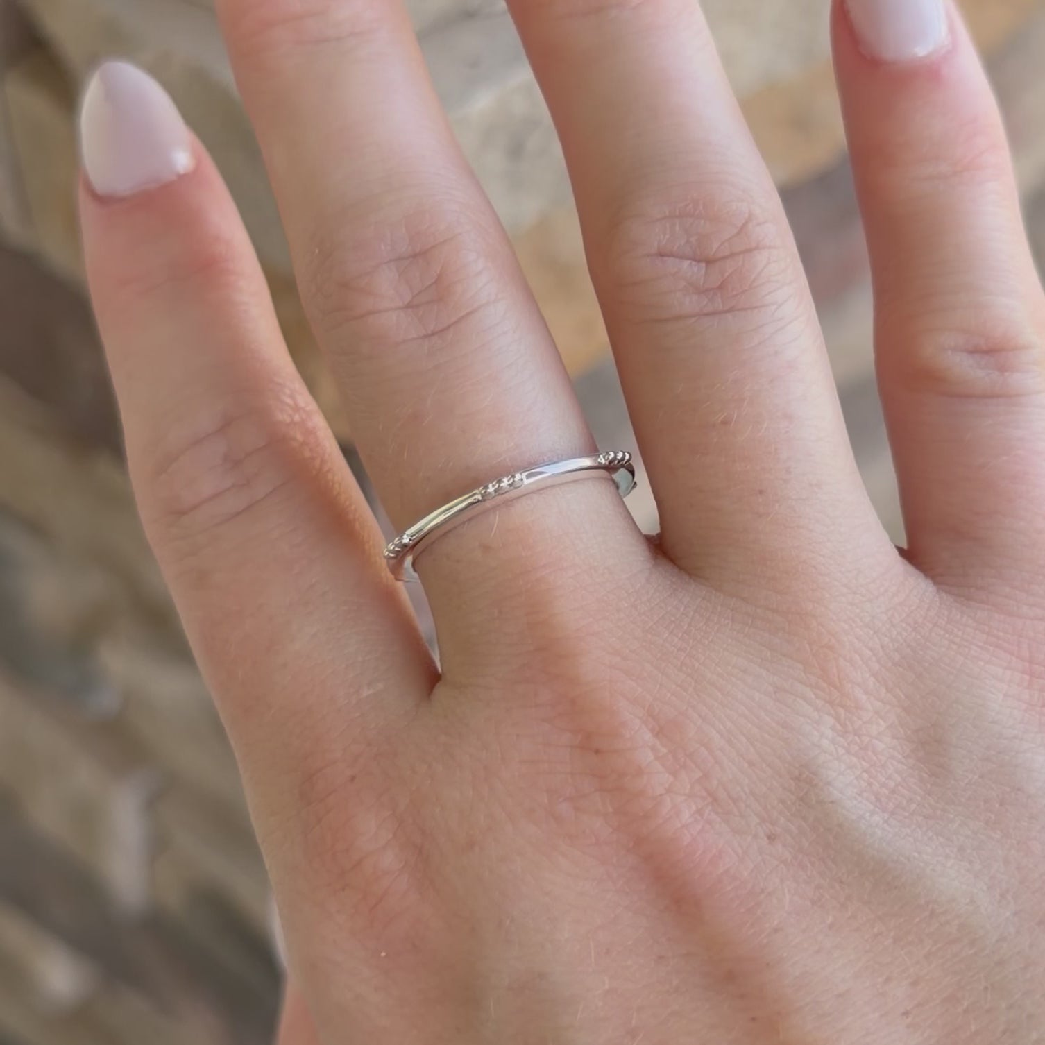 Connect the Dots Ring - Sterling Silver