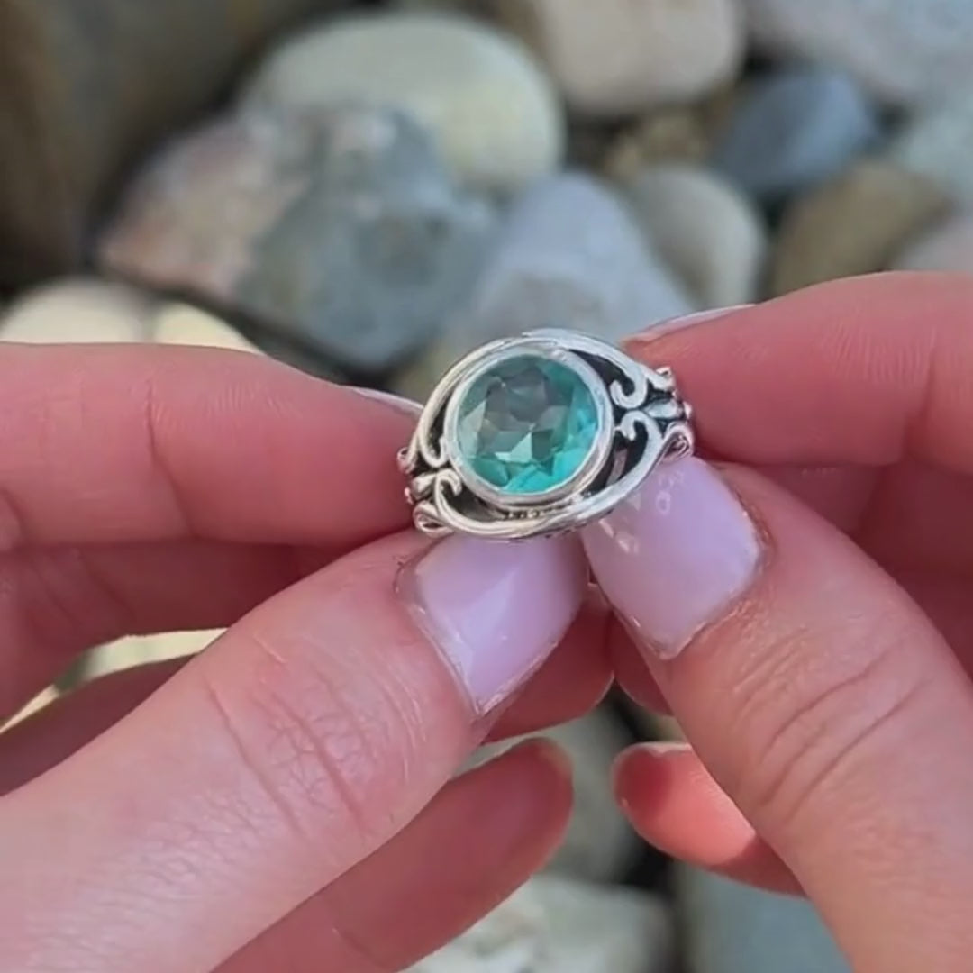 Tropical Teal Ring