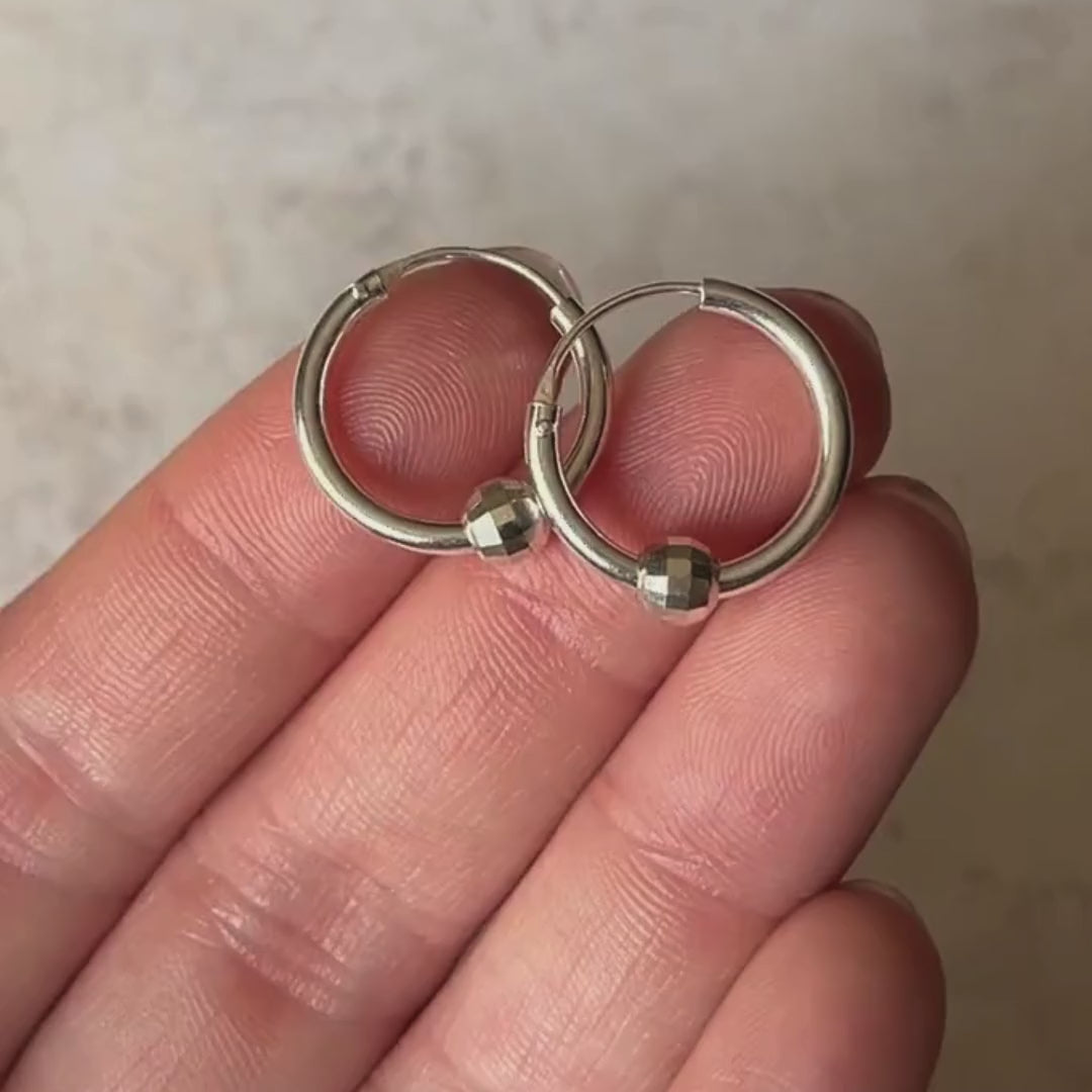 Disco Hoop Earrings