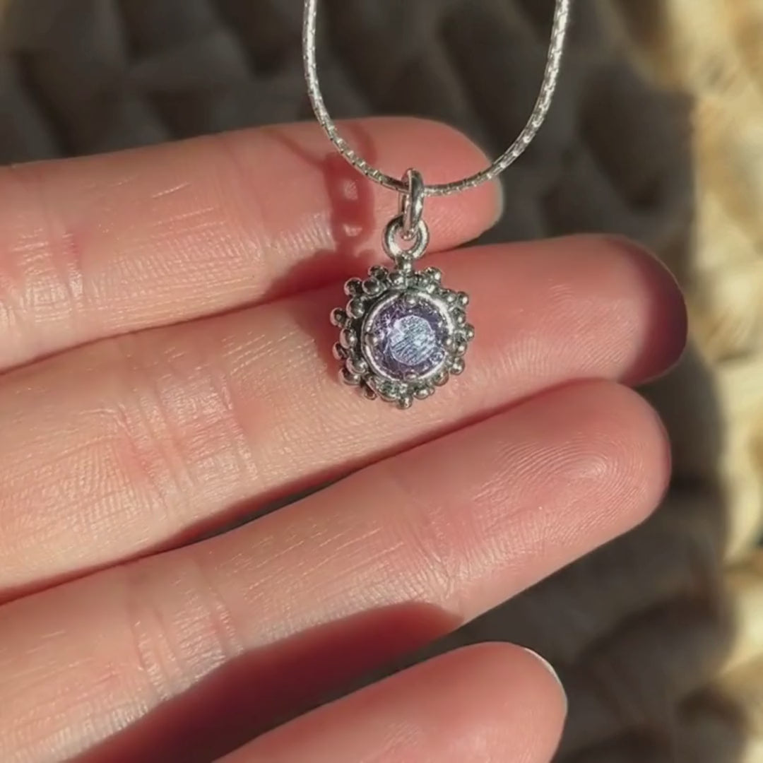 Lavender-Berry Necklace