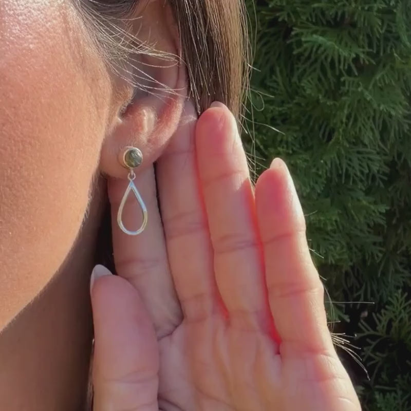 Say No More Earrings - Sterling Silver