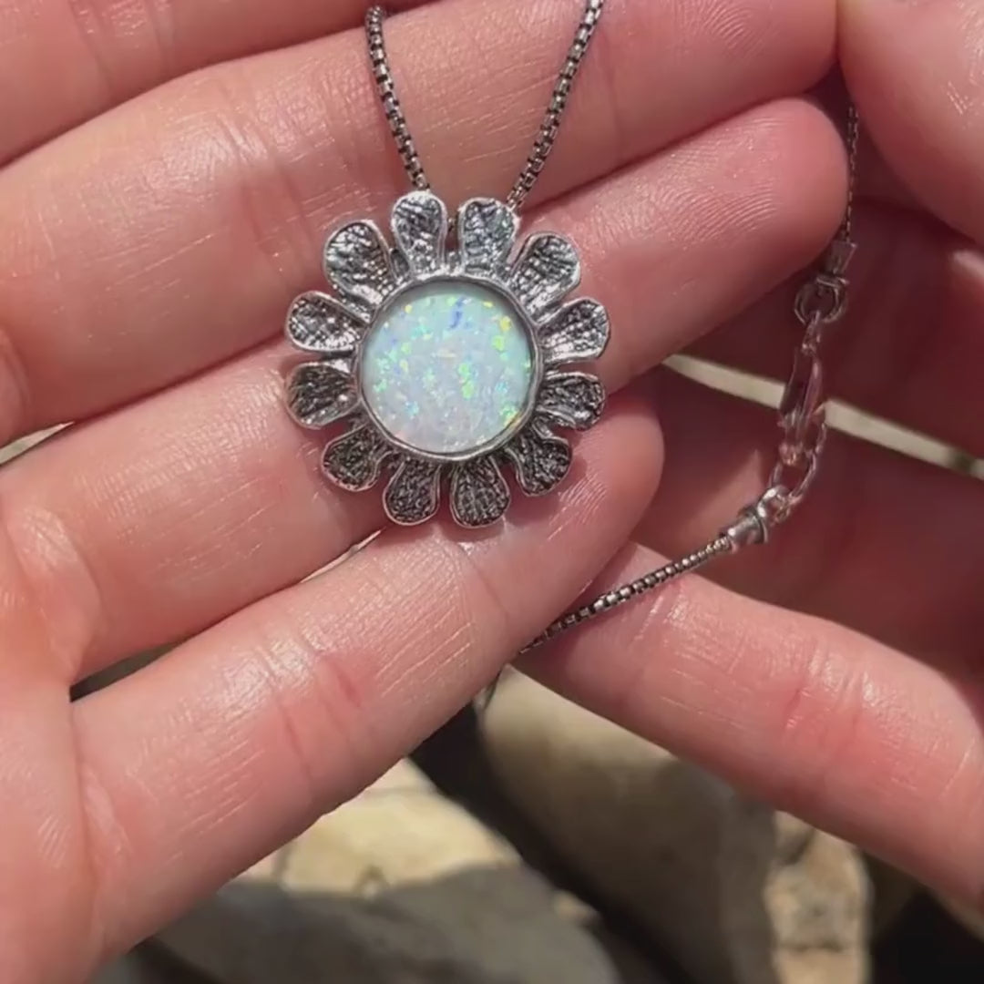 Opals In Bloom Necklace