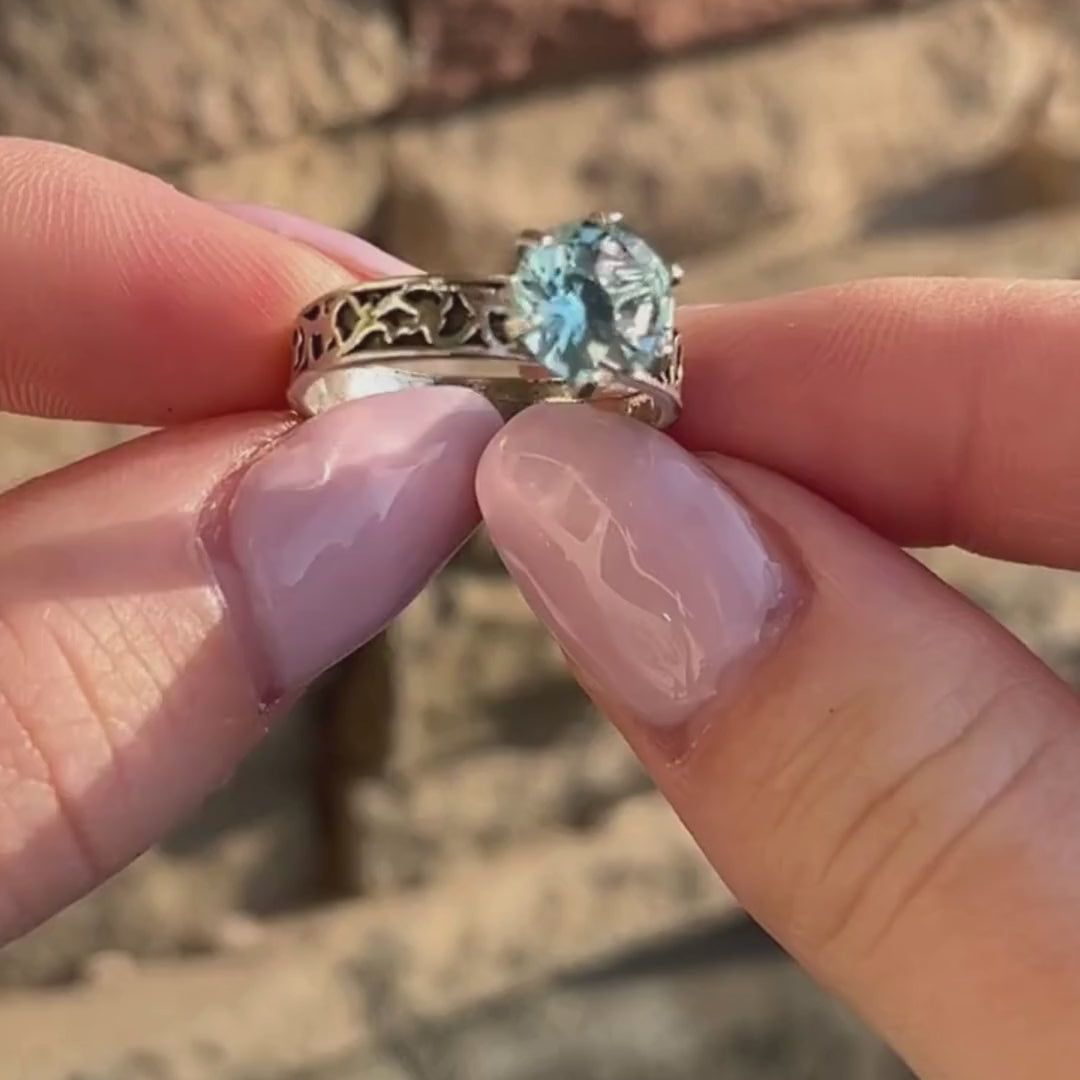 Lace & Lagoon Ring