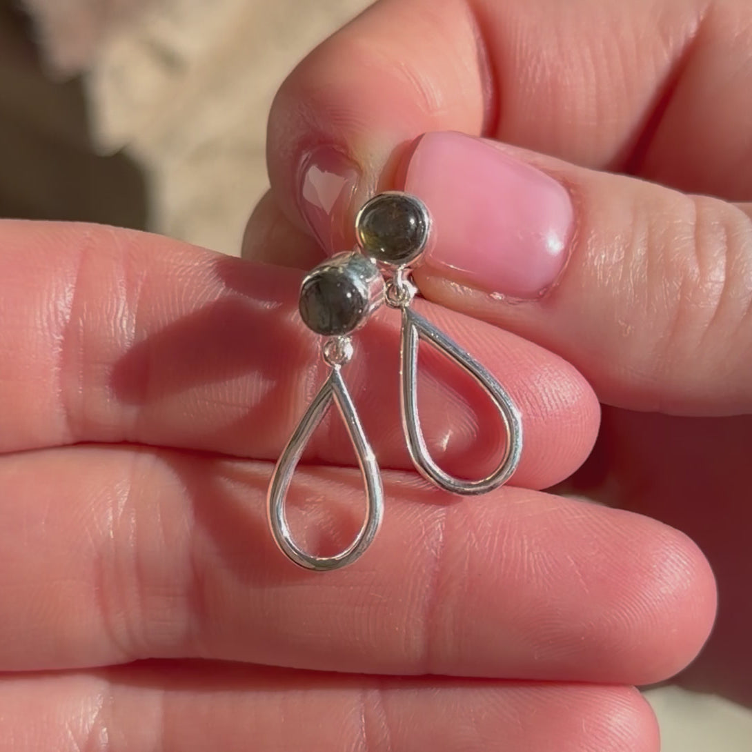 Say No More Earrings - Sterling Silver