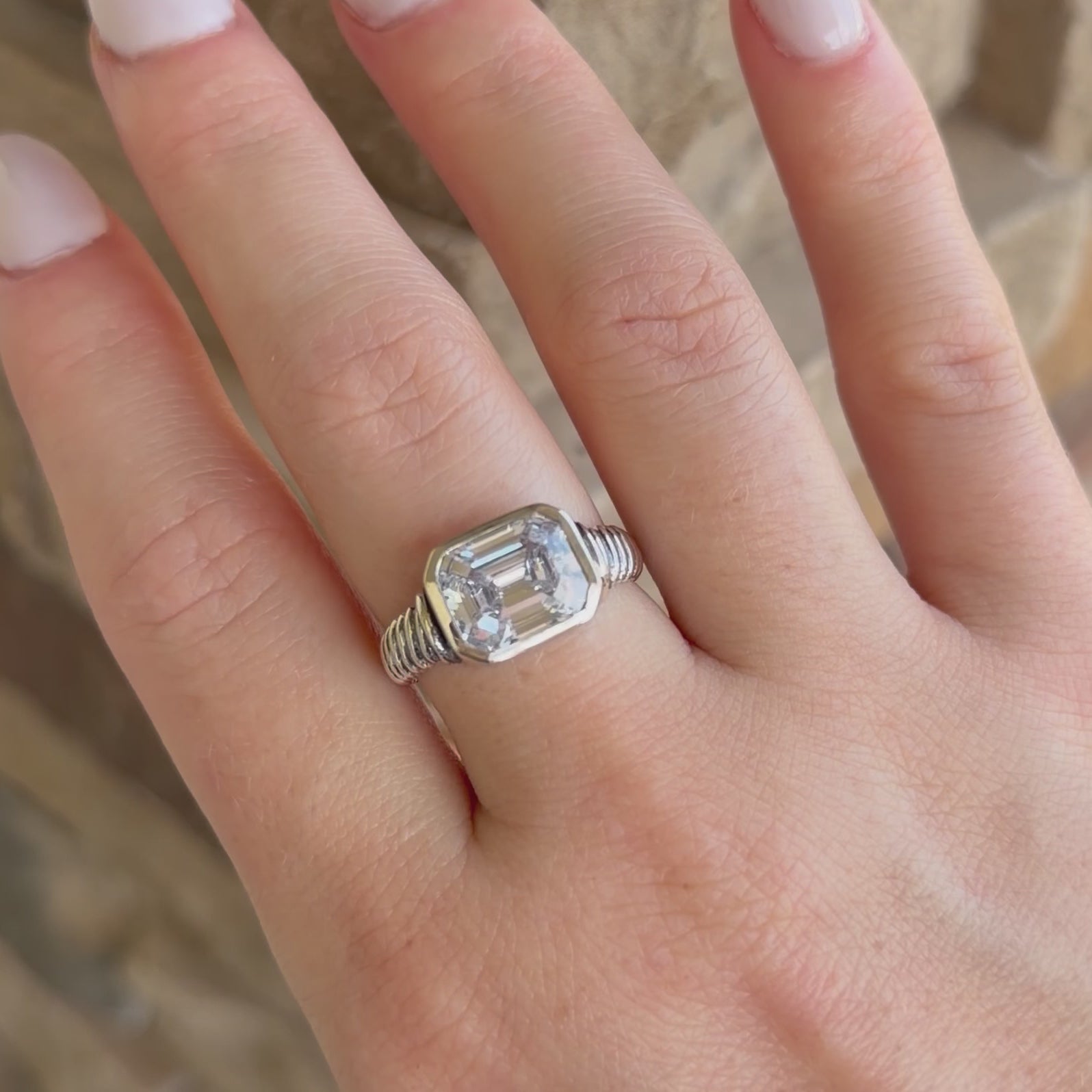 Bougie Ring - Sterling Silver