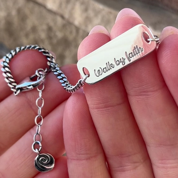 Walk by Faith Bracelet