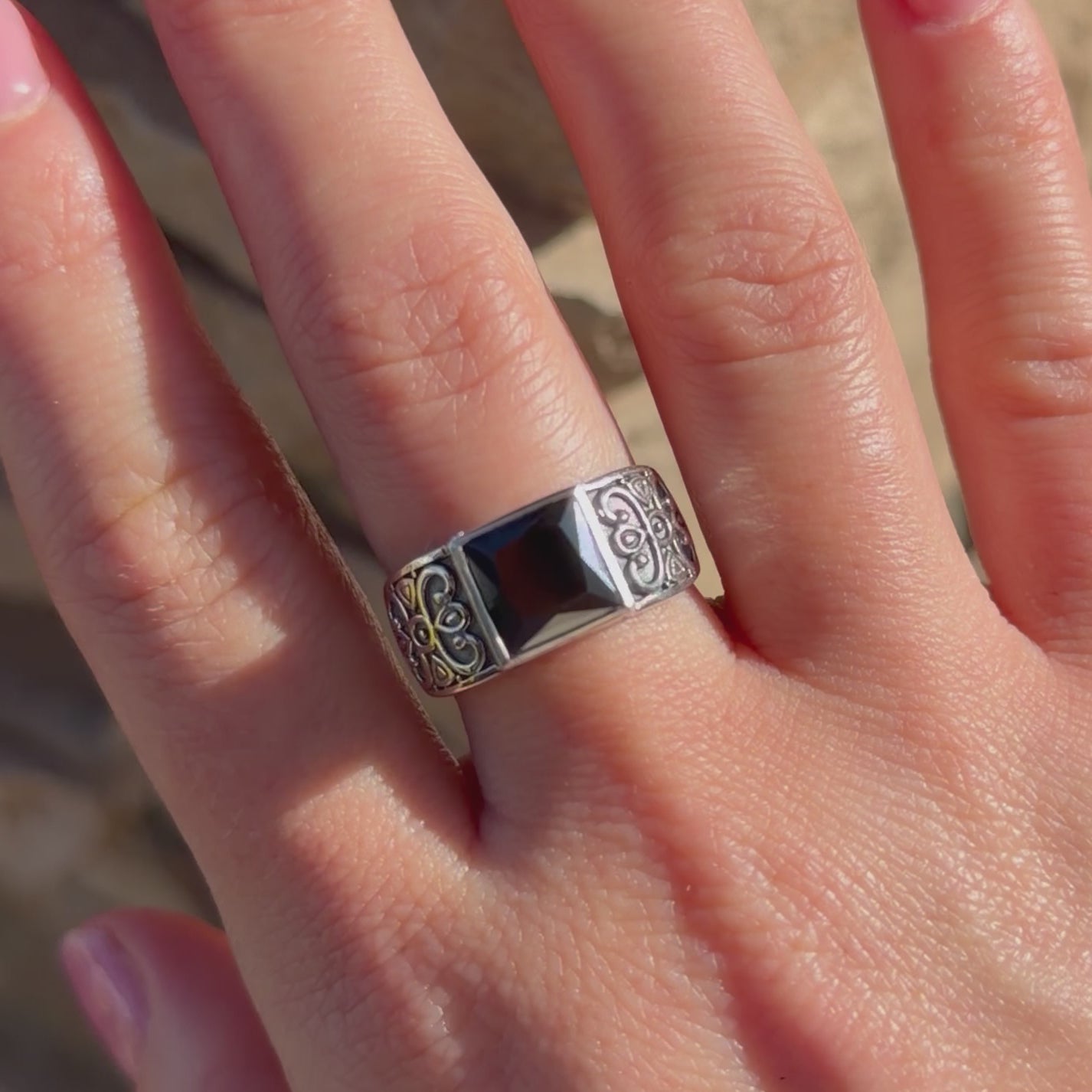 The Socialite Ring - Sterling Silver